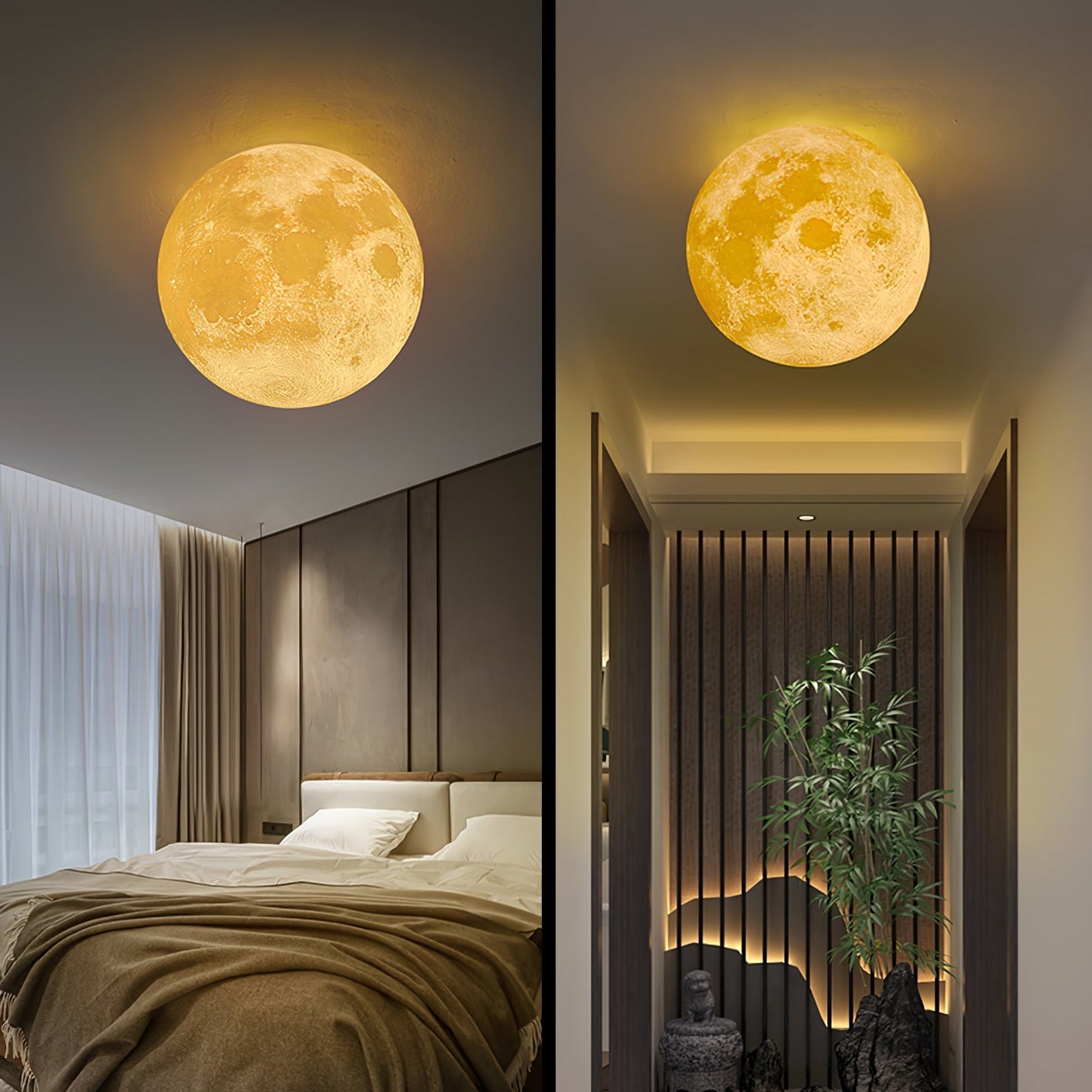 Vakkerlight Hemisphere Moon Wall Lamp – 3D Lunar Light for Home Décor