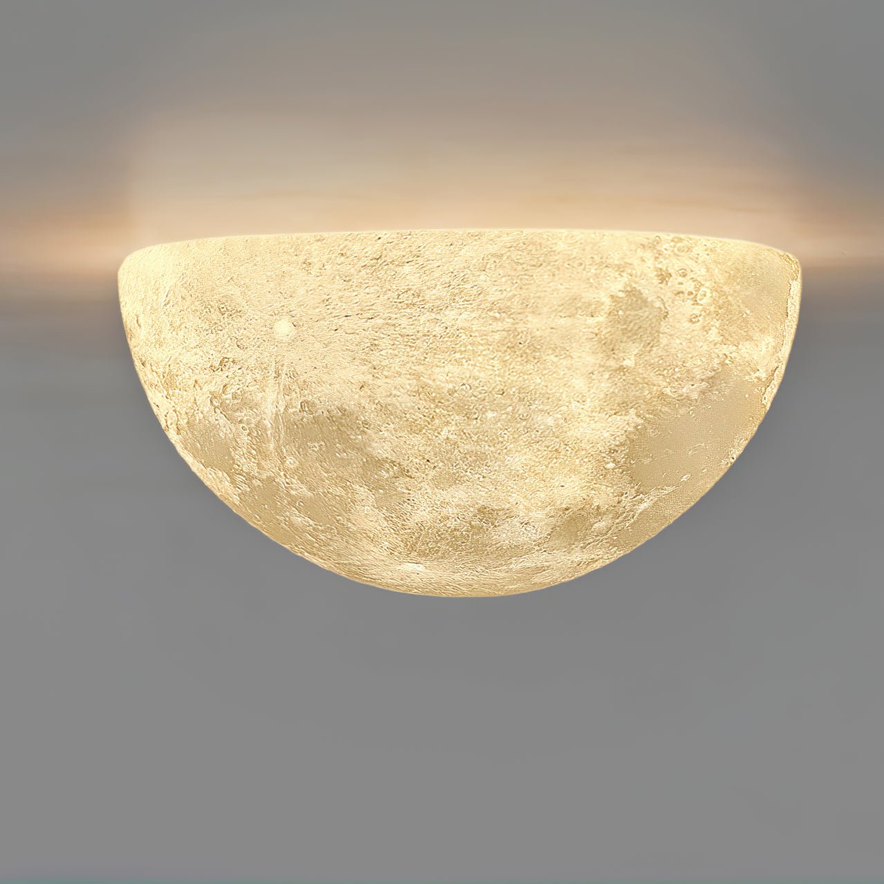 Vakkerlight Hemisphere Moon Wall Lamp – 3D Lunar Light for Home Décor
