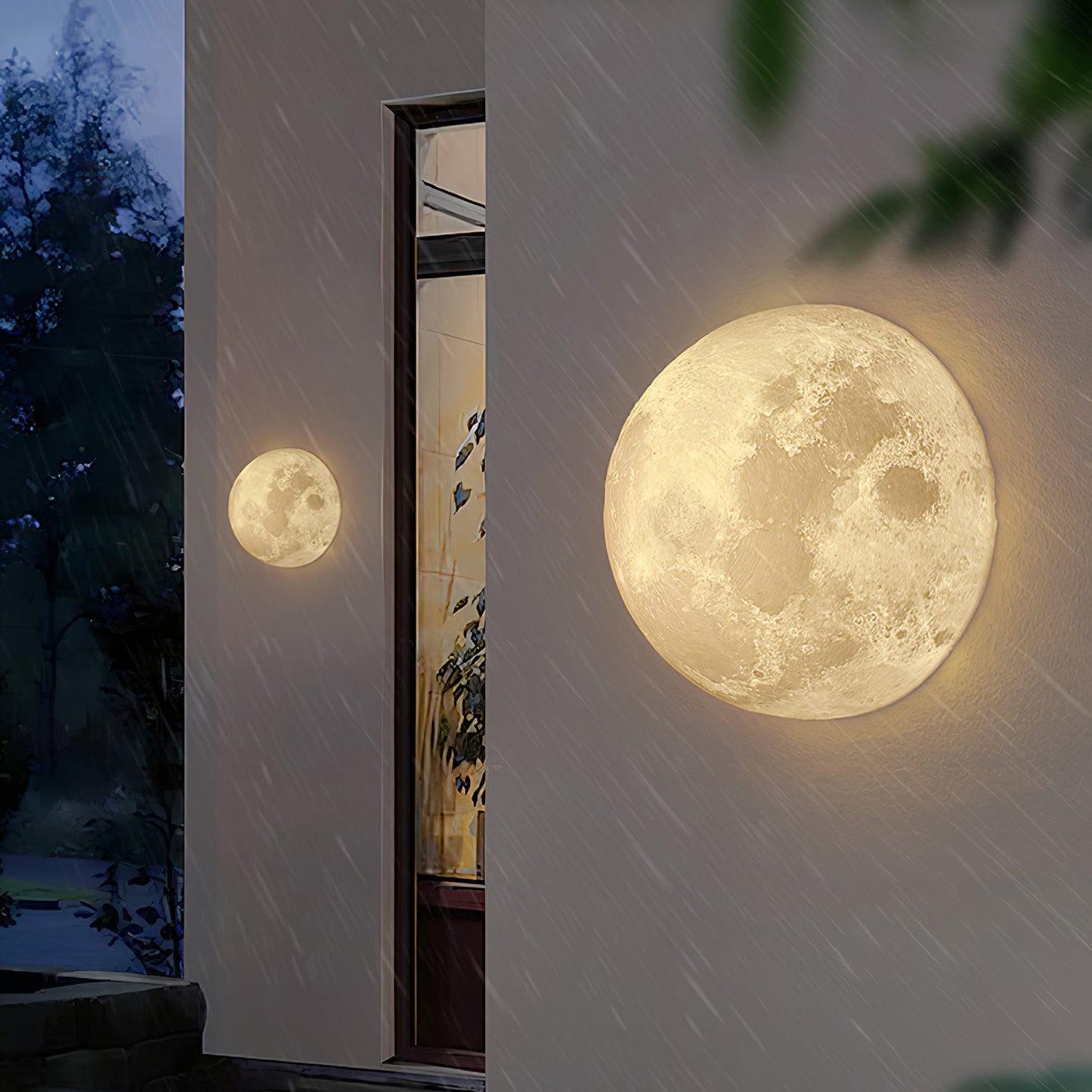 Vakkerlight Hemisphere Moon Wall Lamp – 3D Lunar Light for Home Décor