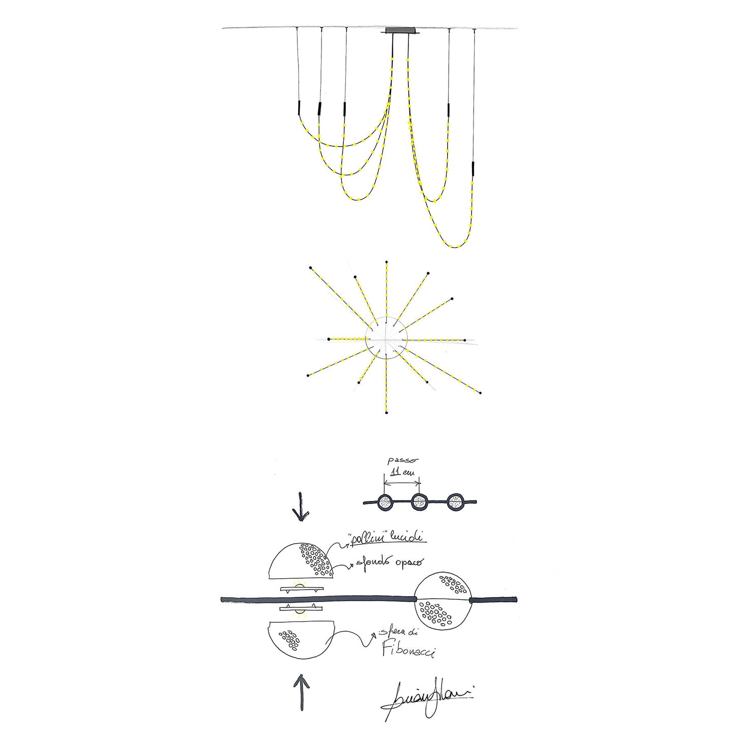 Multidot Customize Chandelier - YIOSI