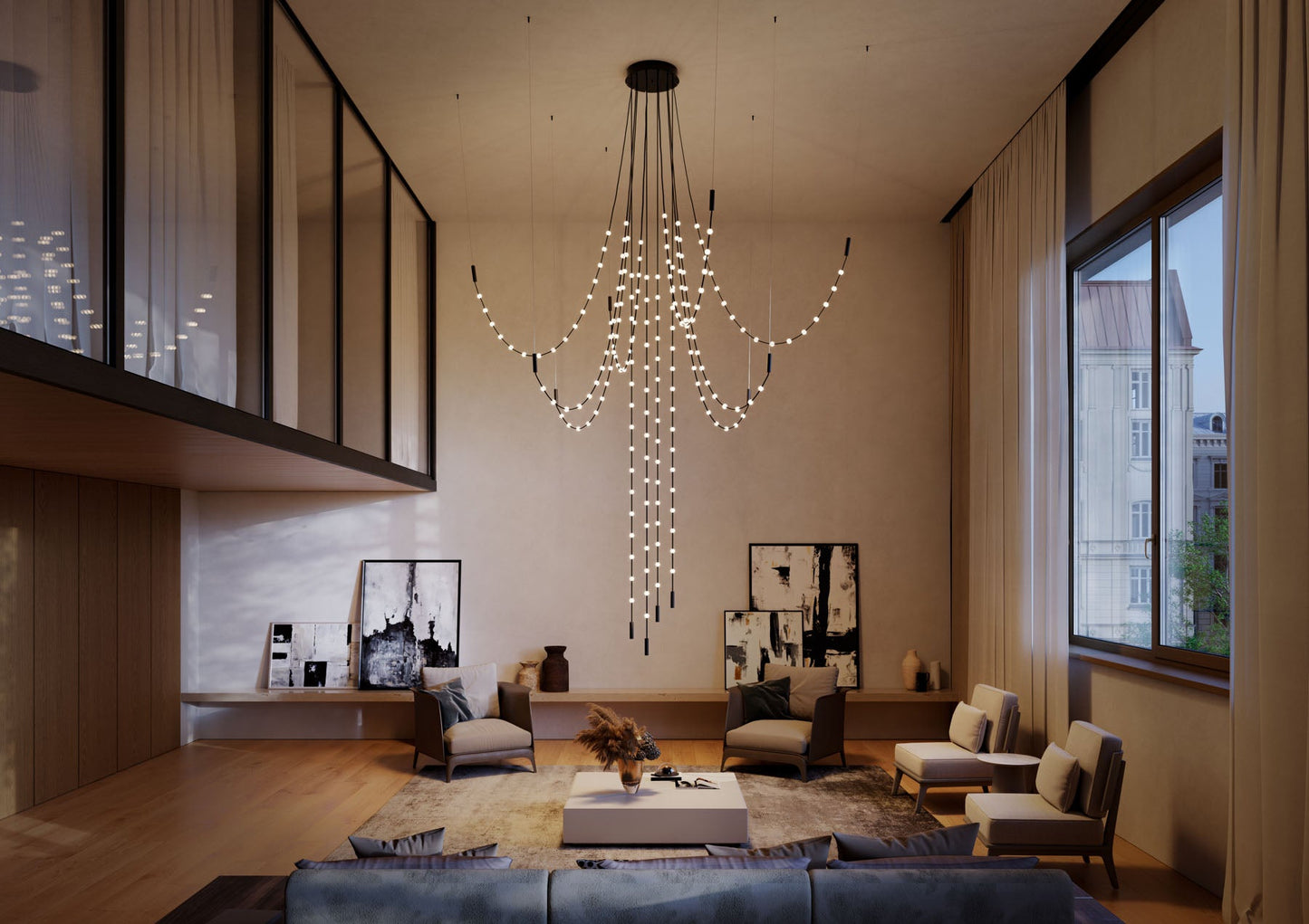 Multidot Customize Chandelier - YIOSI