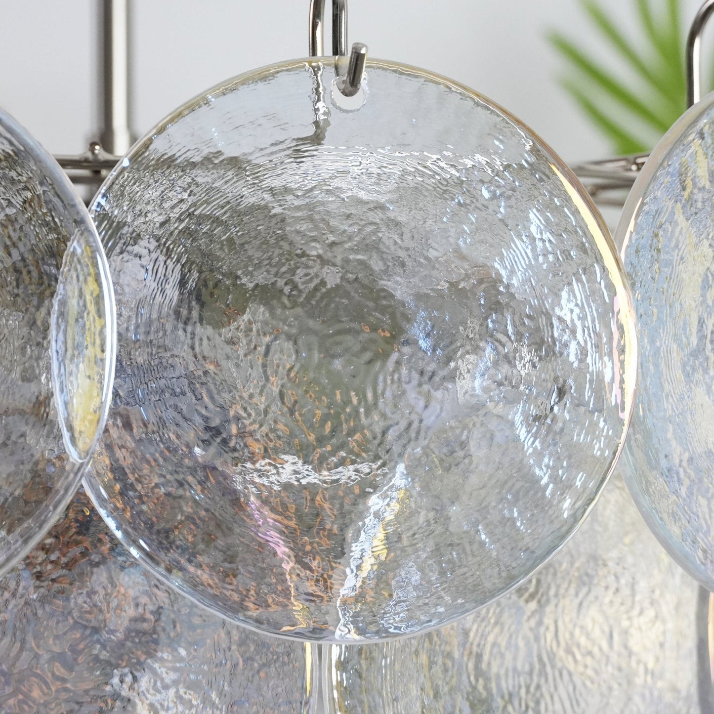 Murano Disc Iridescent Chandelier - YIOSI
