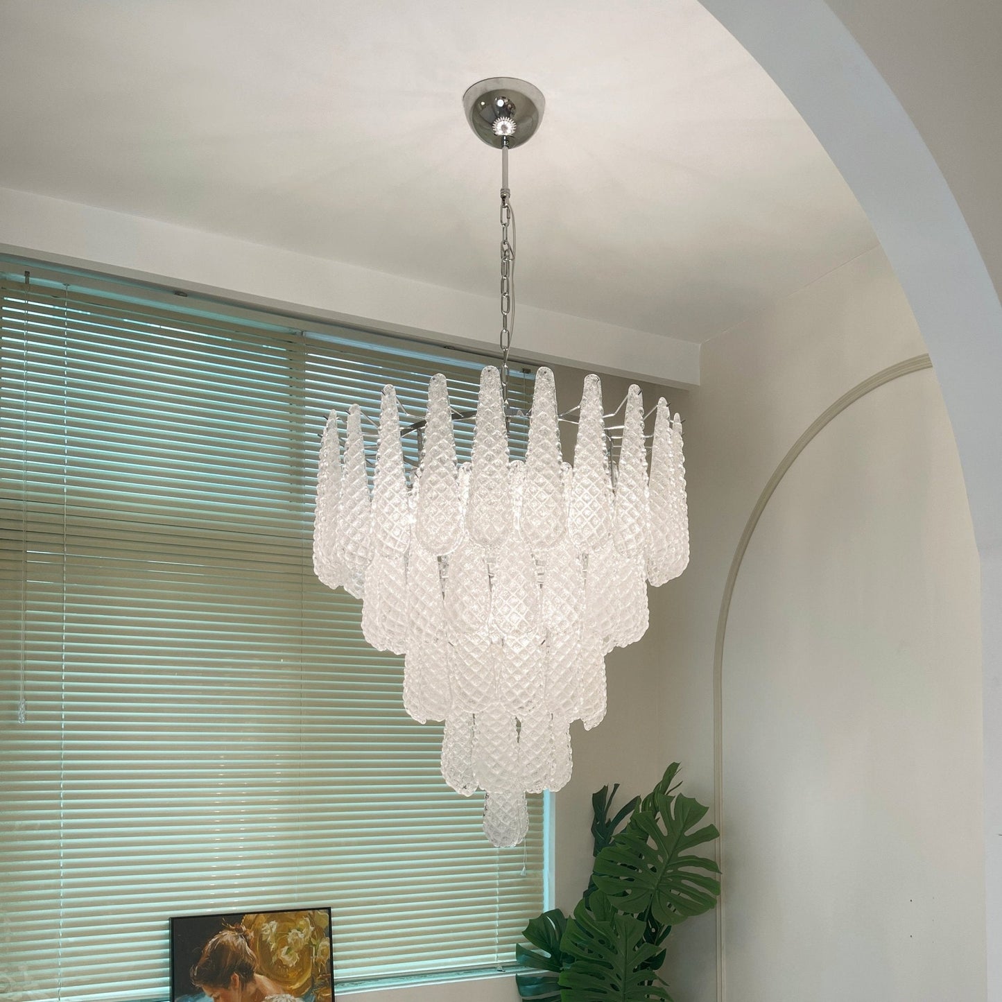 Murano Glass Dewdrop Chandelier - YIOSI
