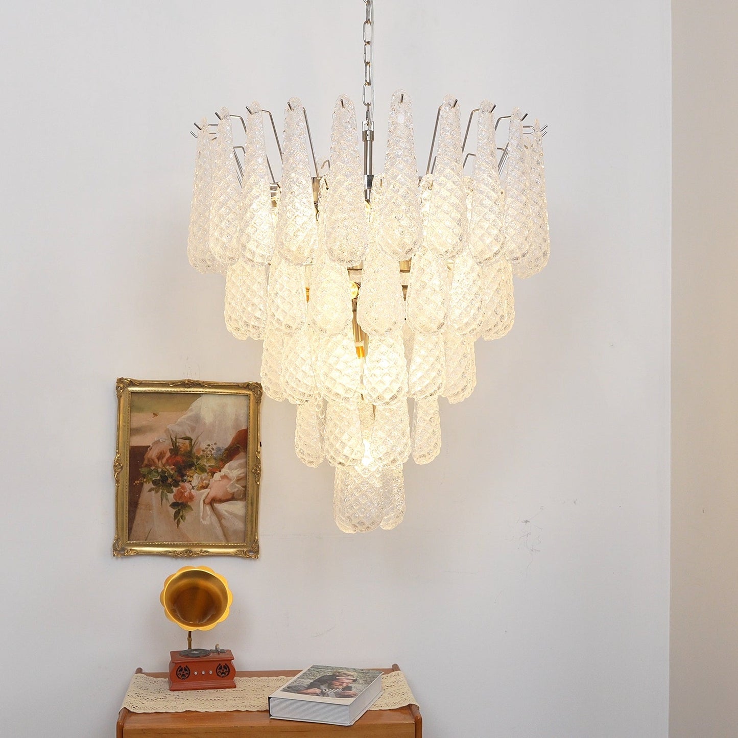 Murano Glass Dewdrop Chandelier - YIOSI