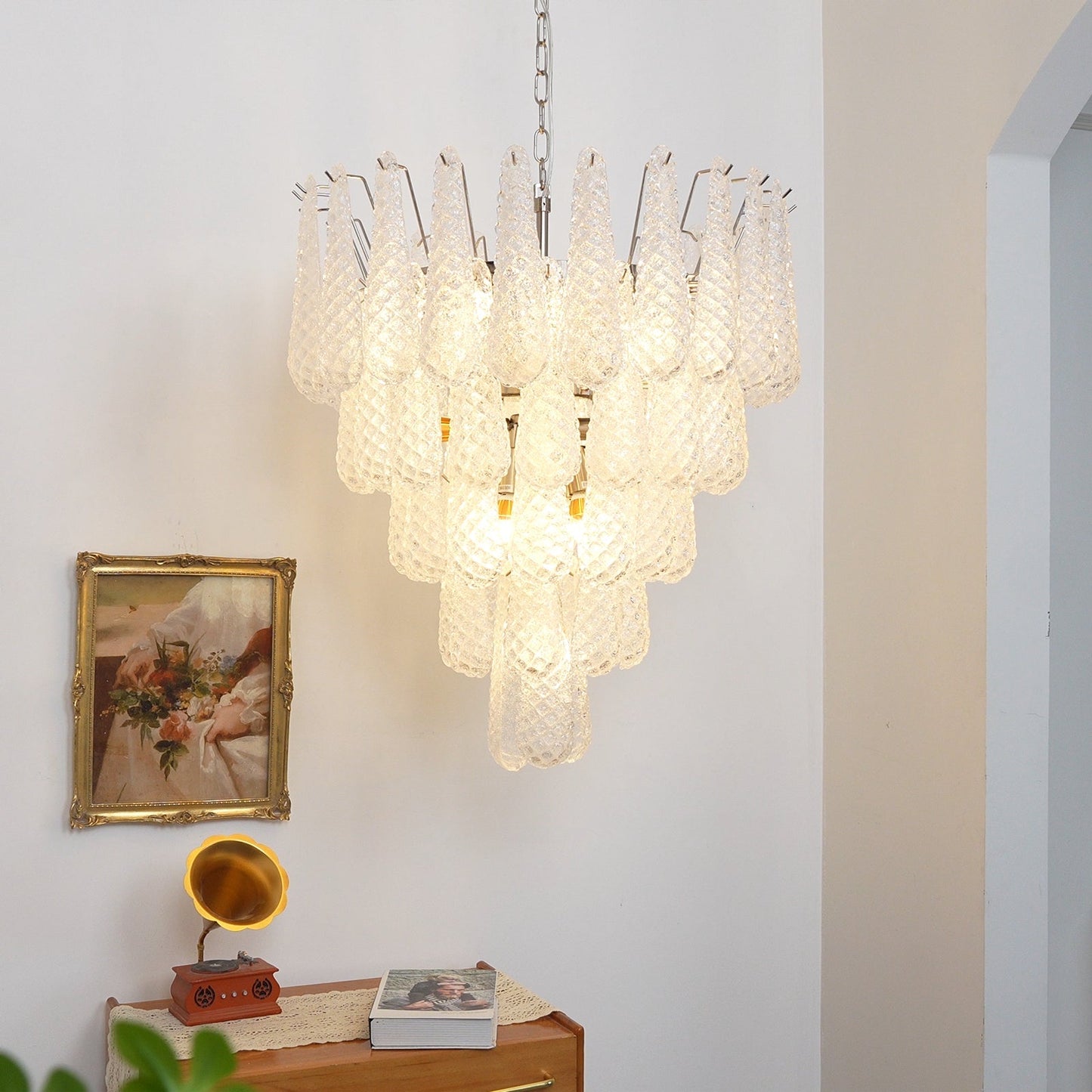 Murano Glass Dewdrop Chandelier - YIOSI