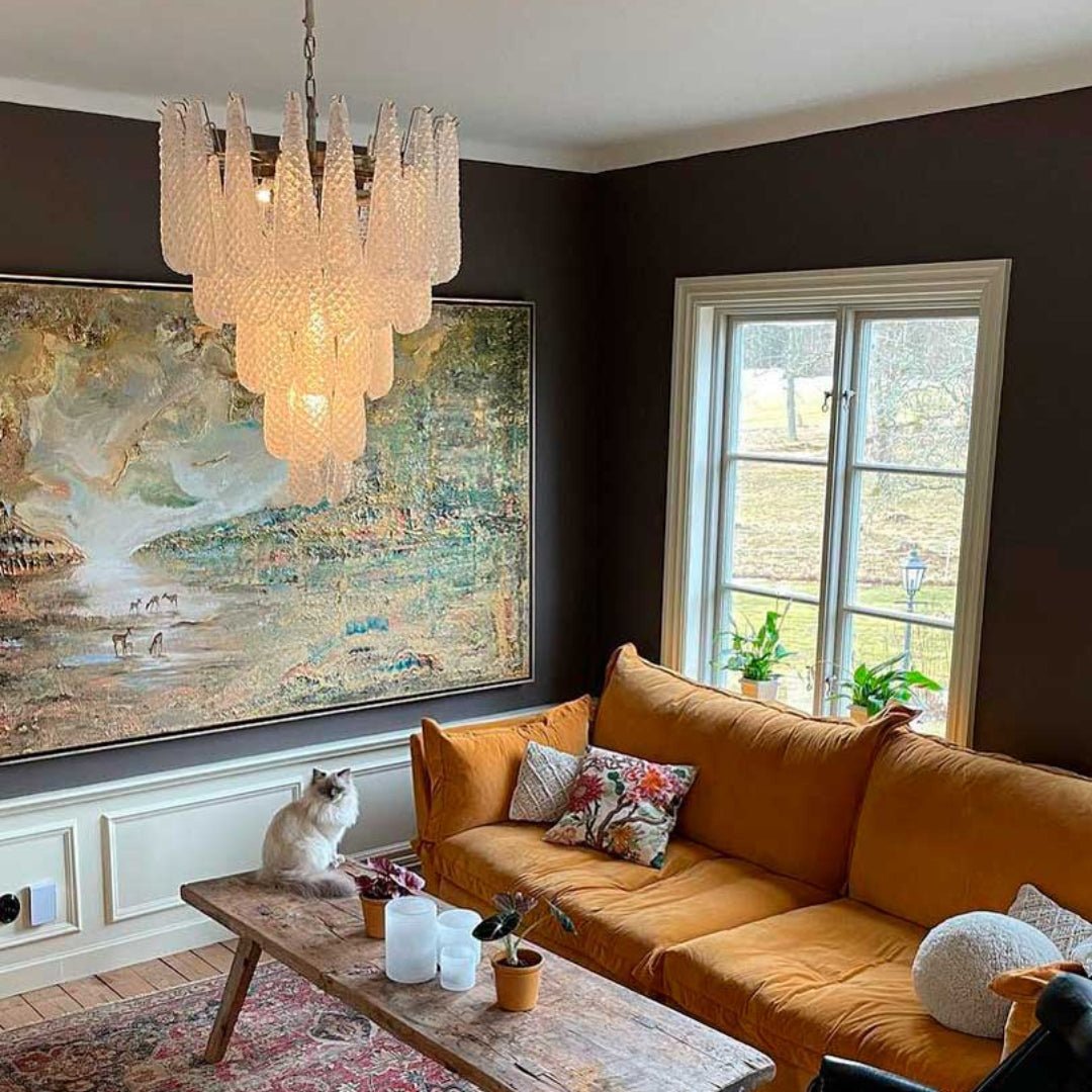 Murano Glass Dewdrop Chandelier - YIOSI