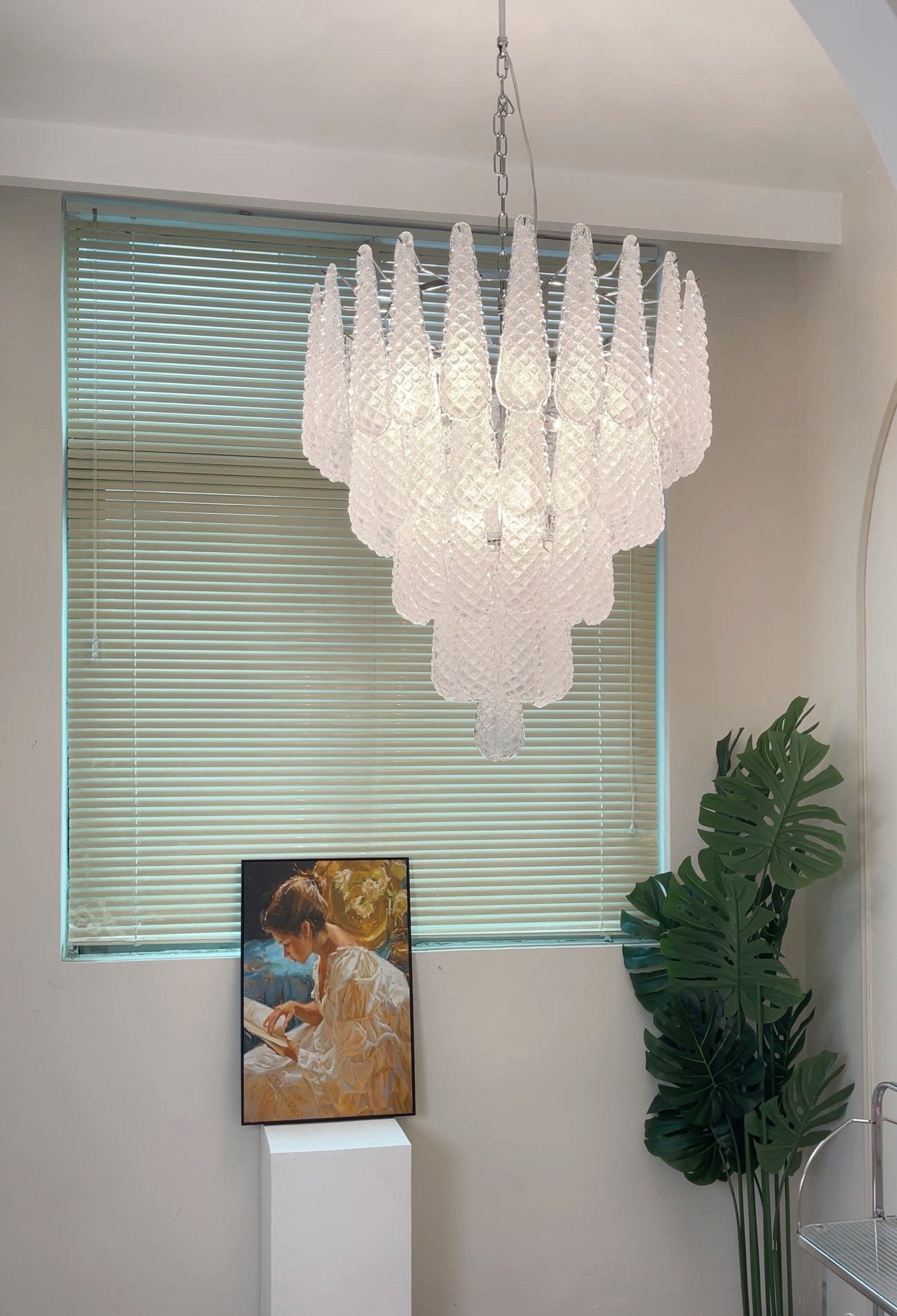 Murano Glass Dewdrop Chandelier - YIOSI