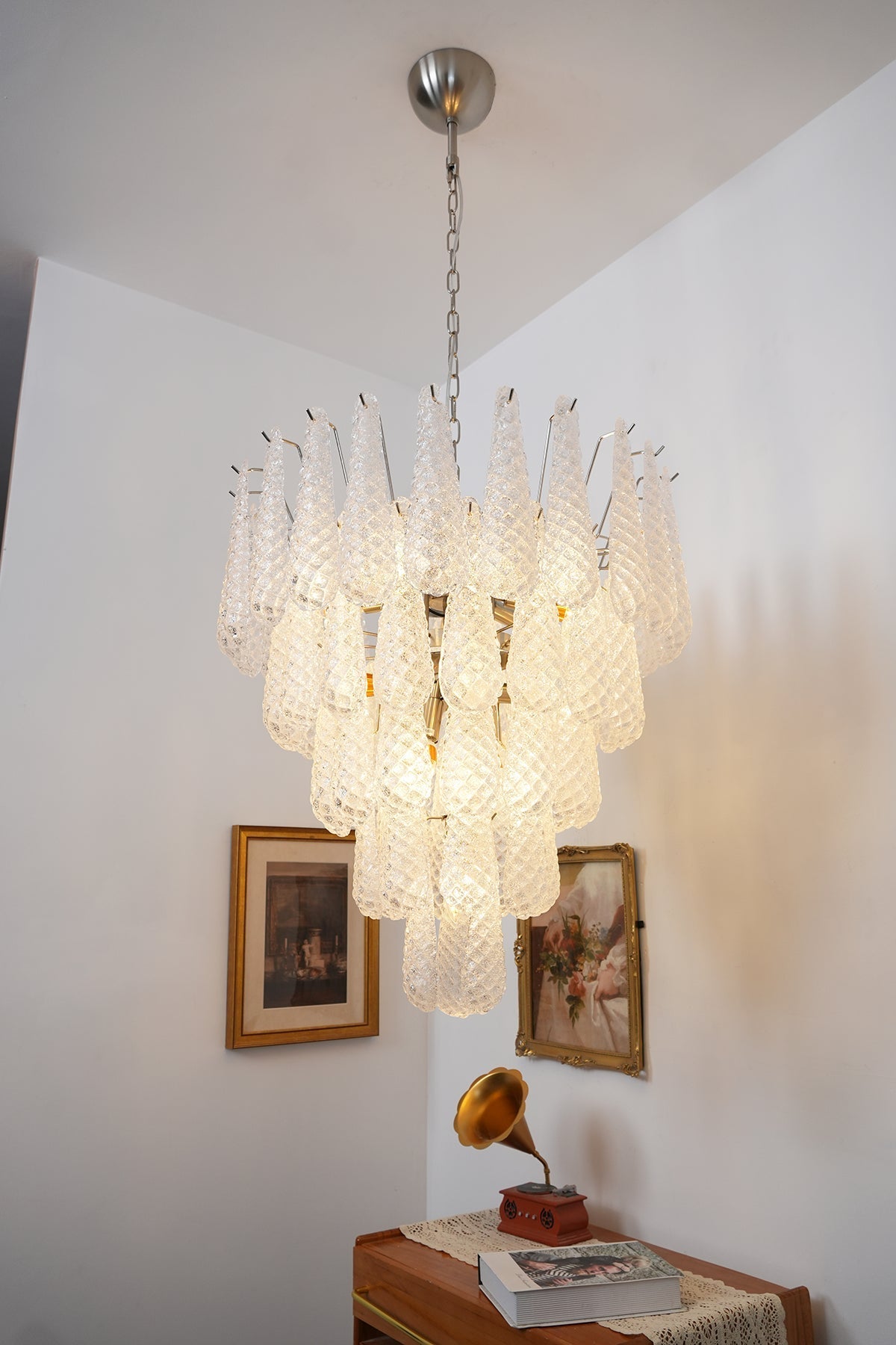 Murano Glass Dewdrop Chandelier - YIOSI
