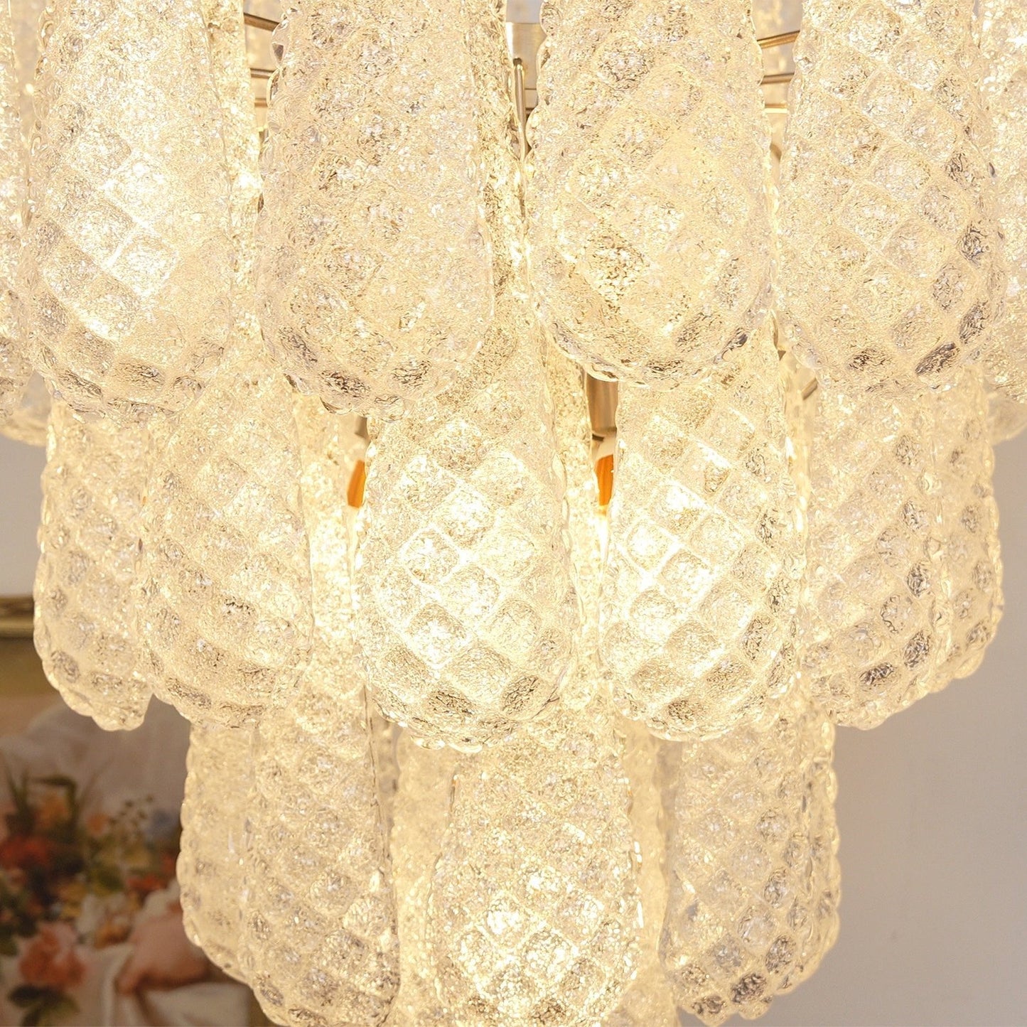 Murano Glass Dewdrop Chandelier - YIOSI