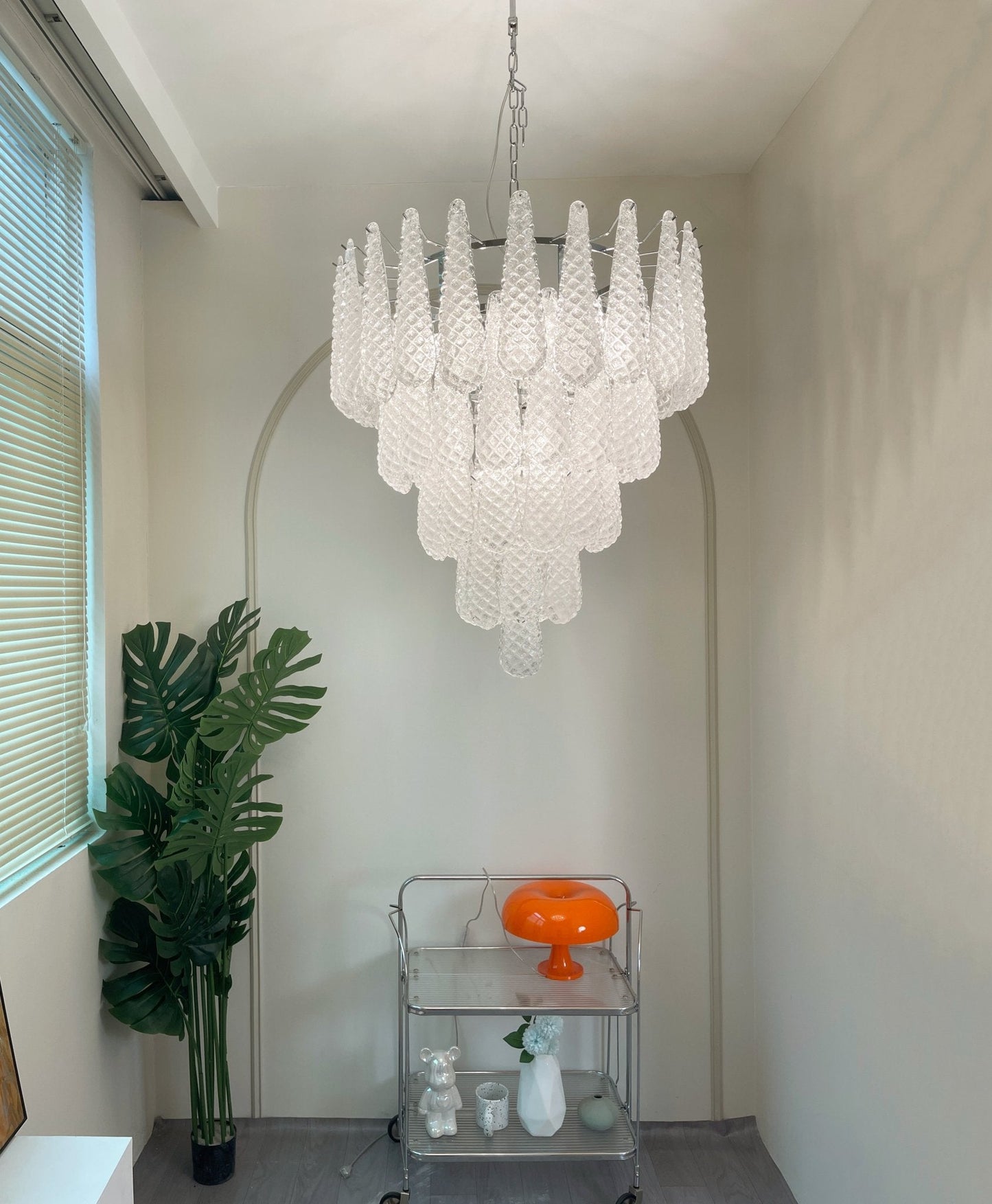 Murano Glass Dewdrop Chandelier - YIOSI