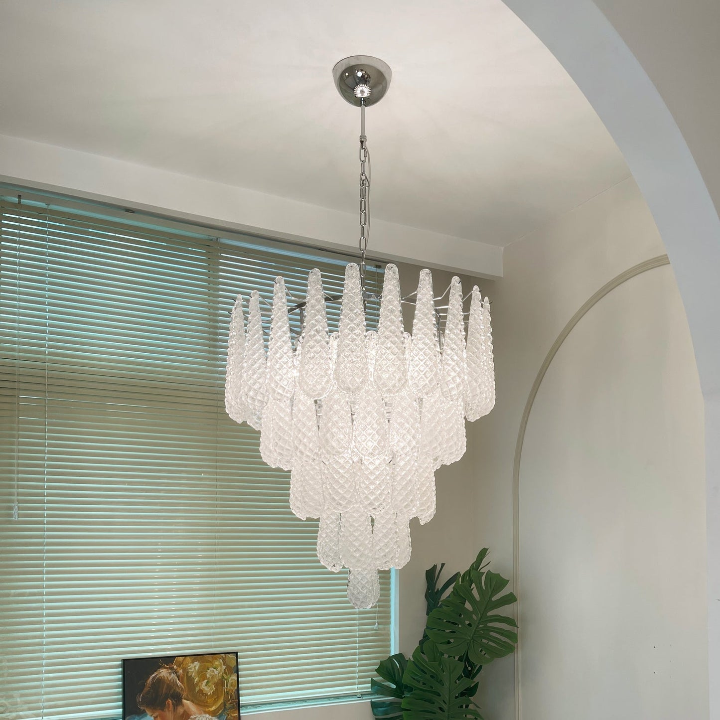 Murano Glass Dewdrop Chandelier - YIOSI