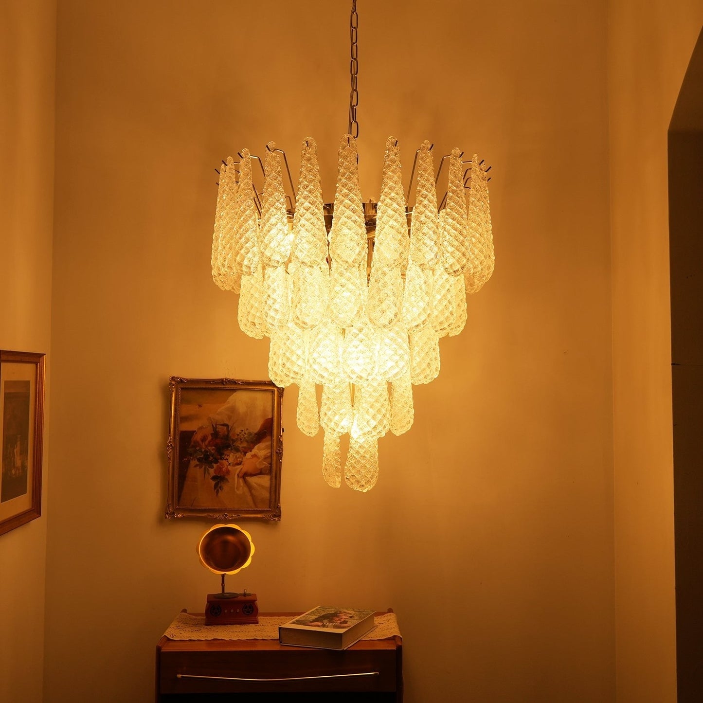 Murano Glass Dewdrop Chandelier - YIOSI