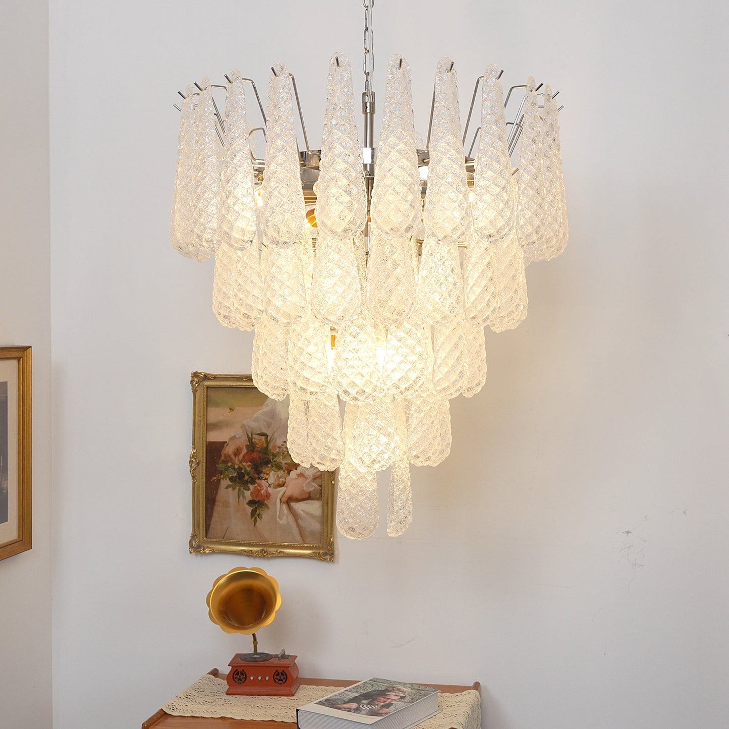 Murano Glass Dewdrop Chandelier - YIOSI
