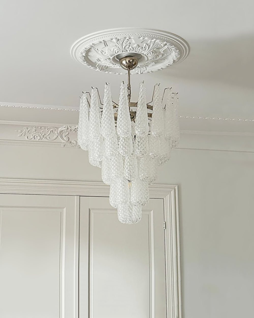 Murano Glass Droplet Chandelier - YIOSI