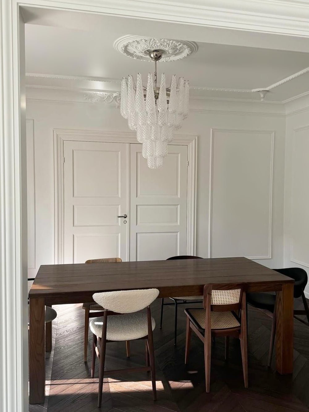 Murano Glass Droplet Chandelier - YIOSI