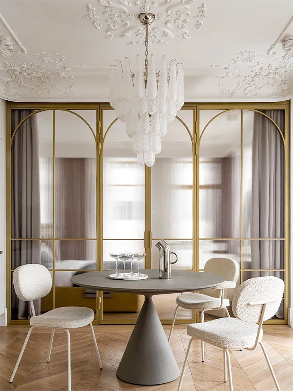 Murano Glass Droplet Chandelier - YIOSI
