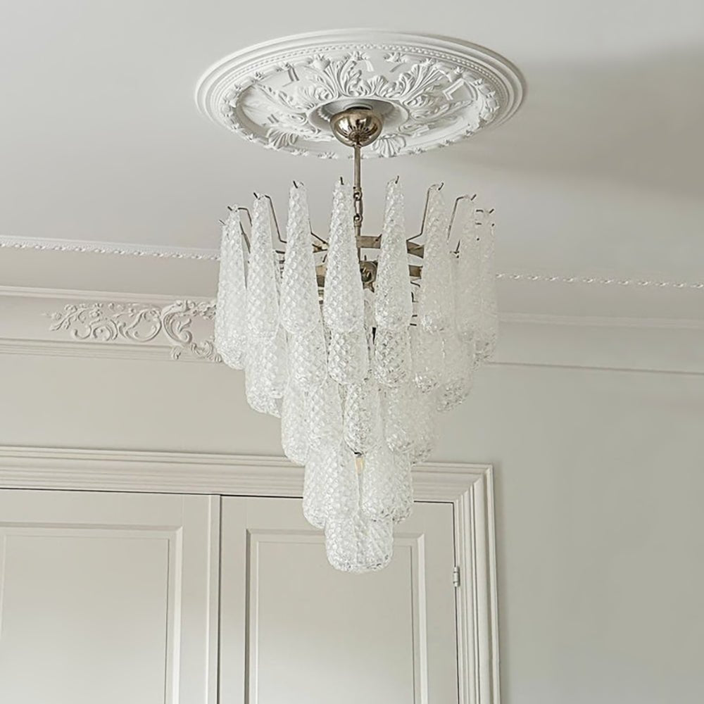 Murano Glass Droplet Chandelier - YIOSI