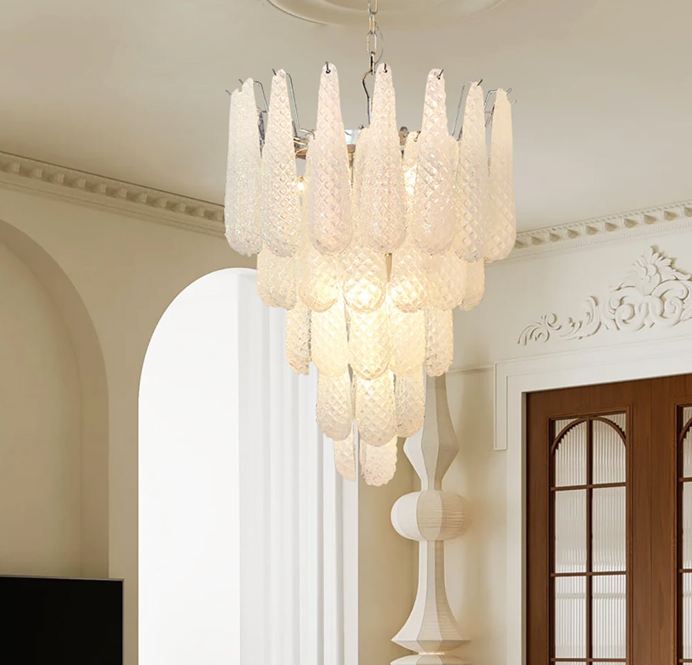 Murano Glass Droplet Chandelier - YIOSI