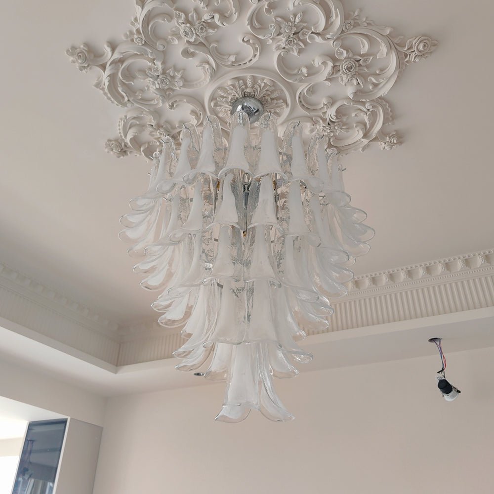 Murano Glass Petals Chandelier - YIOSI