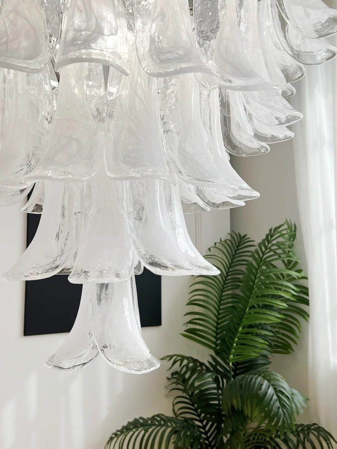 Murano Glass Petals Chandelier - YIOSI