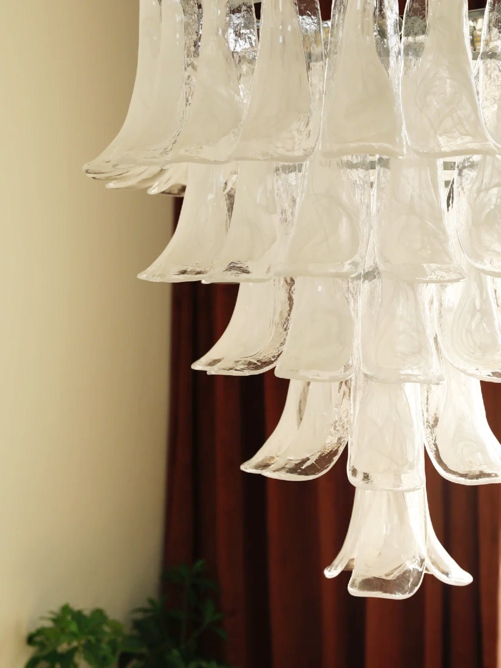 Murano Glass Petals Chandelier - YIOSI