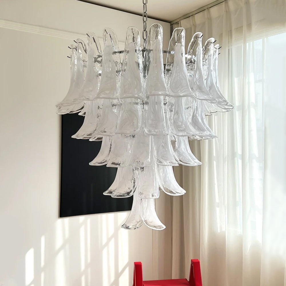 Murano Glass Petals Chandelier - YIOSI