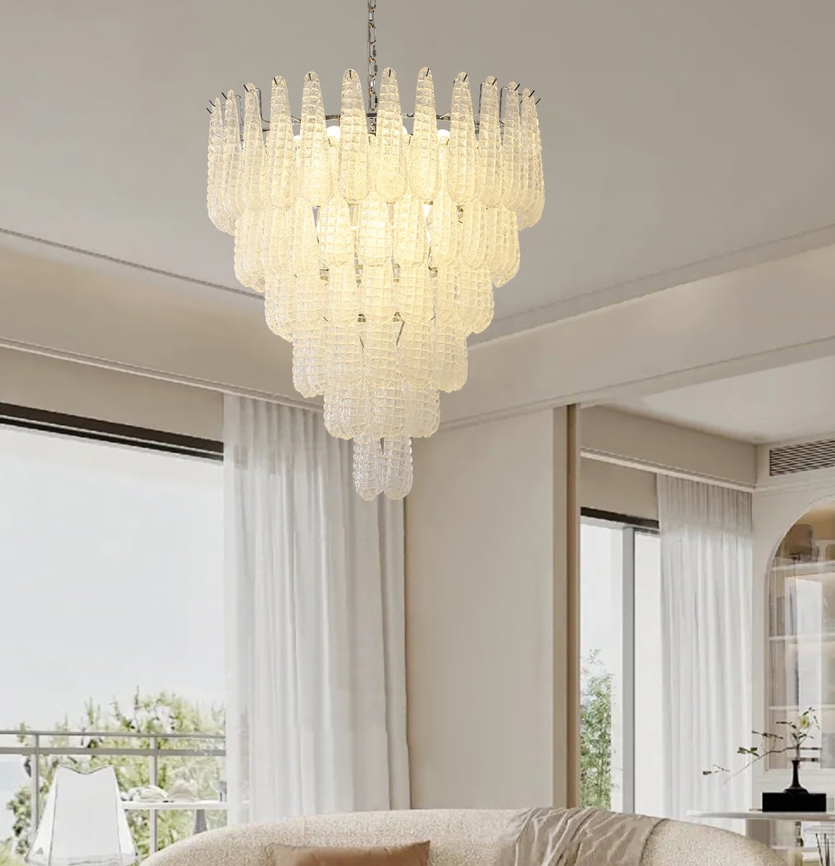 Murano Glass Pinecone Chandelier - YIOSI