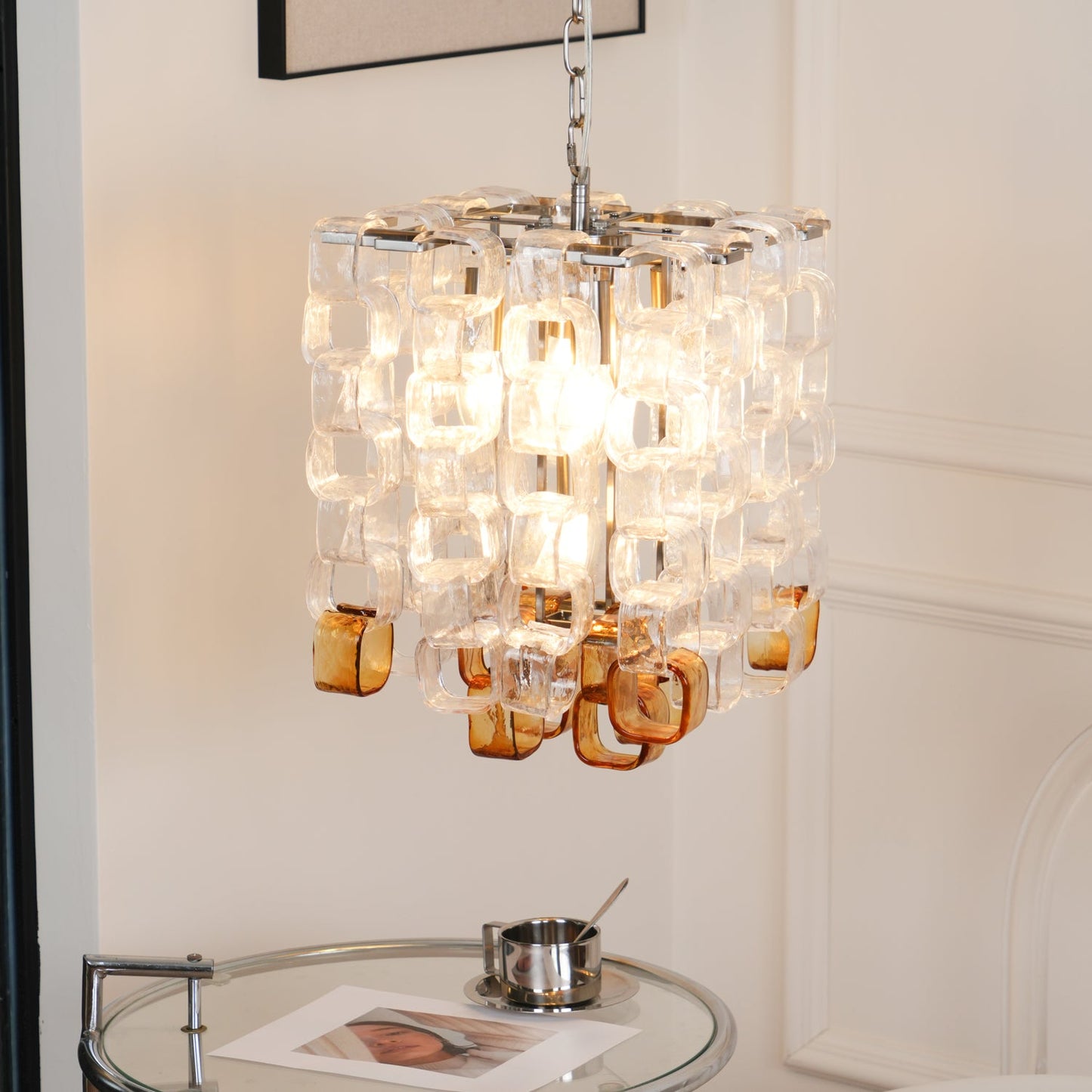 Murano Poliarte Interlocking Chandelier - YIOSI