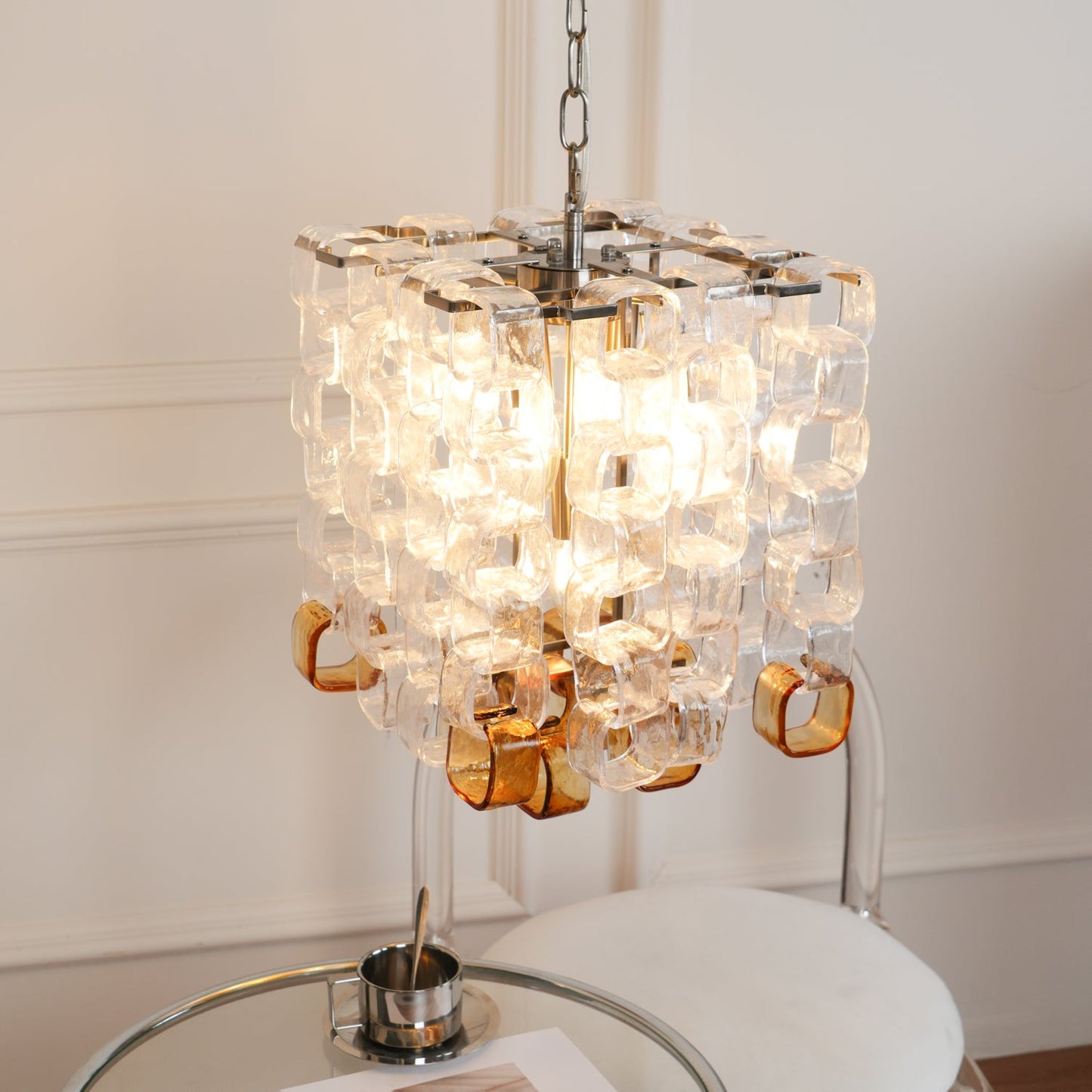 Murano Poliarte Interlocking Chandelier - YIOSI