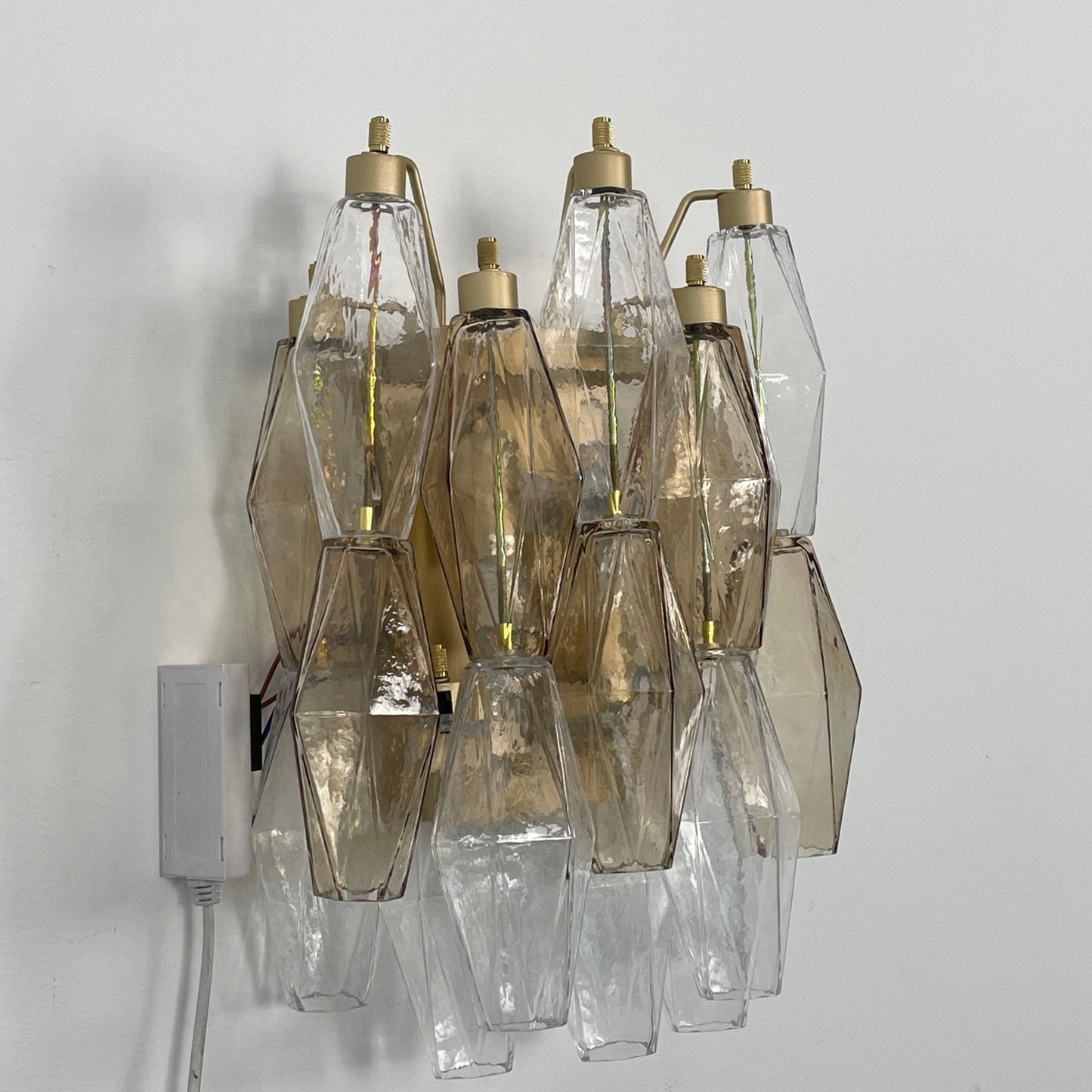 Murano Rhombus Glass Wall Lamp - YIOSI