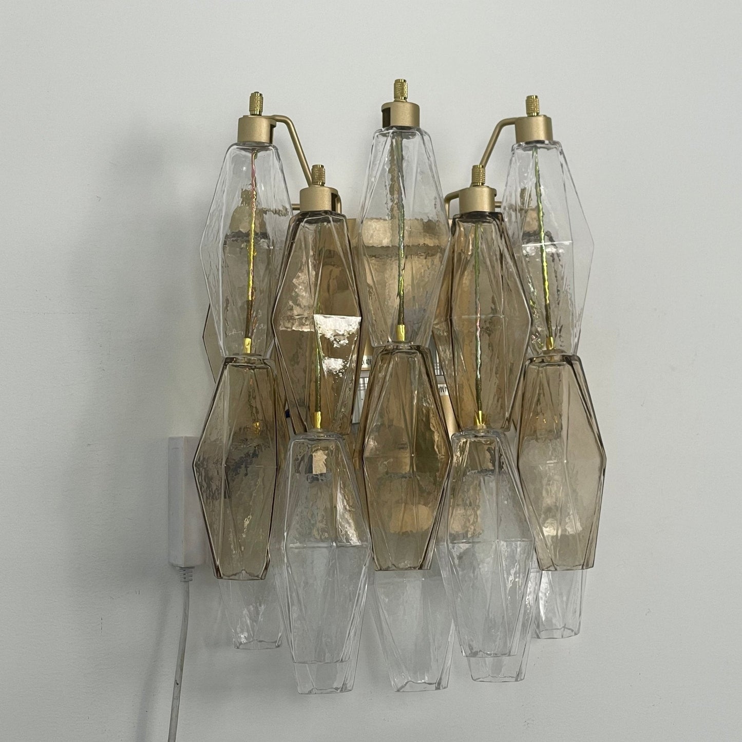 Murano Rhombus Glass Wall Lamp - YIOSI