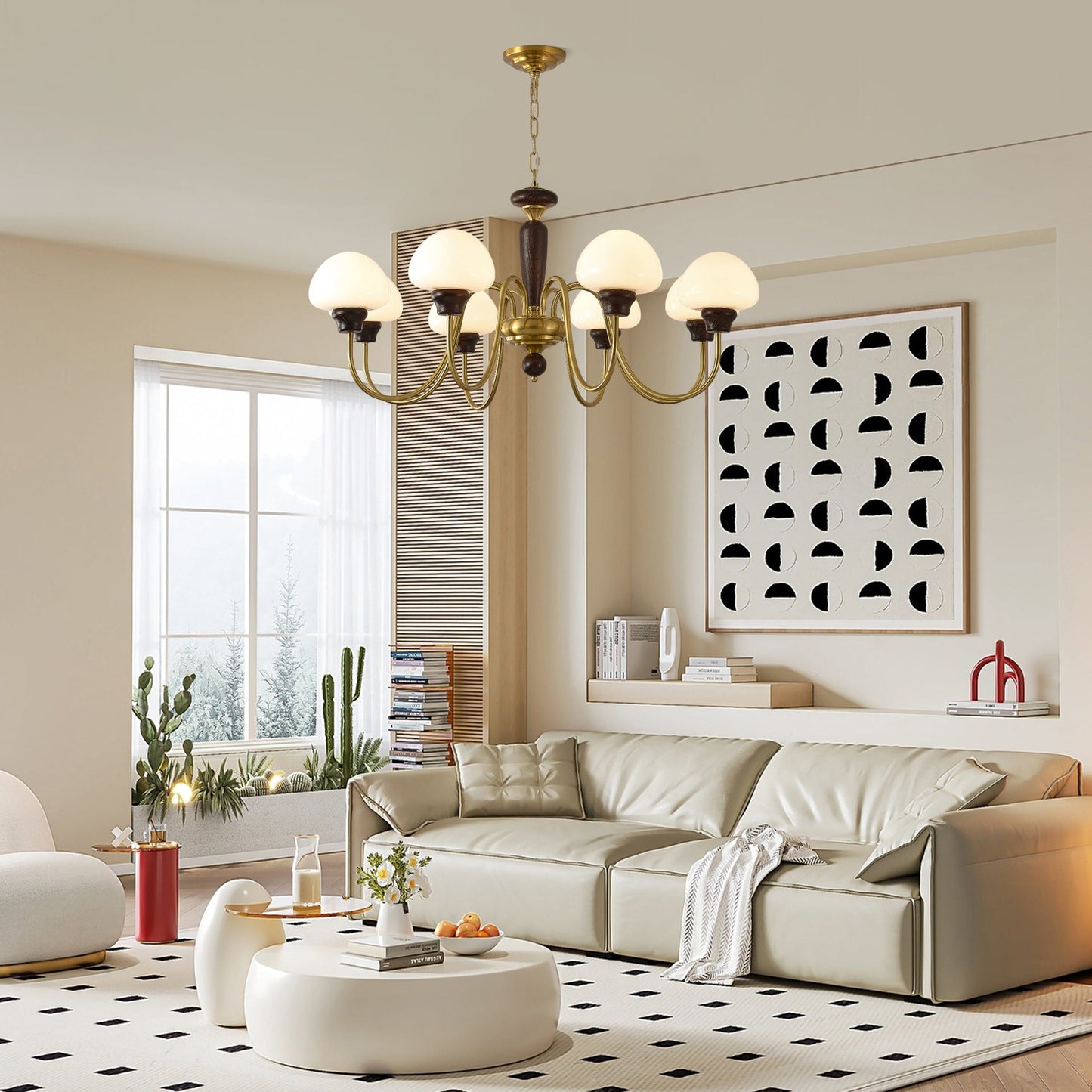 Mushroom Cap Chandelier - YIOSI