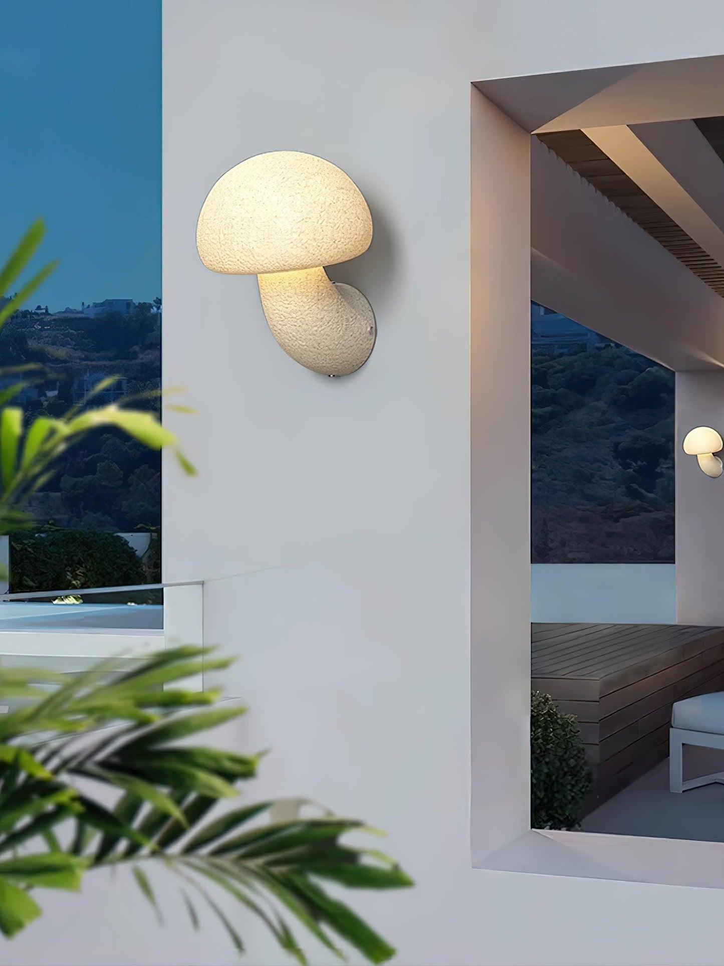 Mushroom Resin Plug - in Wall Lamp - YIOSI