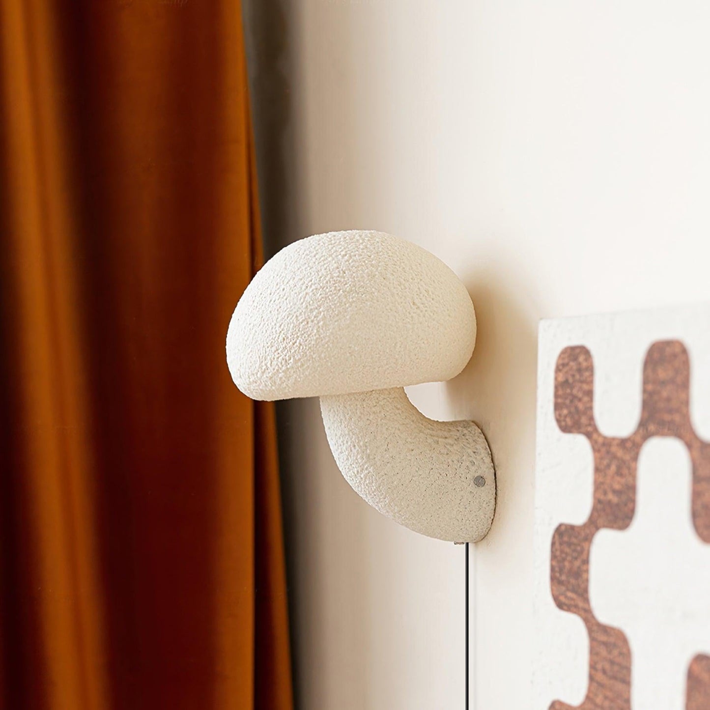 Mushroom Resin Plug - in Wall Lamp - YIOSI