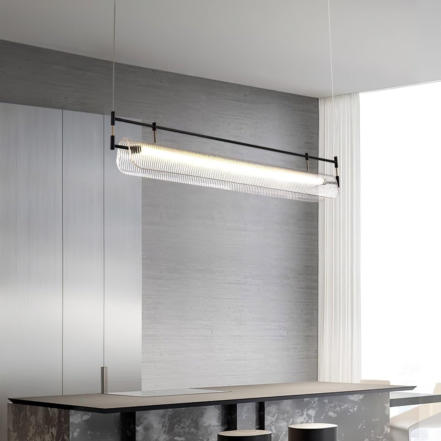 Linear Strip Chandelier - YIOSI