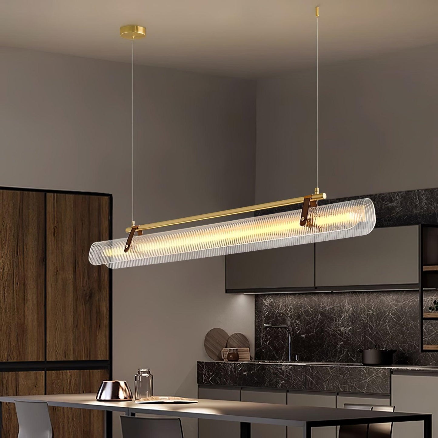 Linear Strip Chandelier - YIOSI