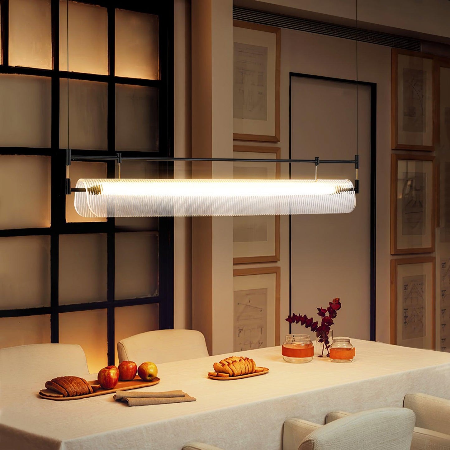 Linear Strip Chandelier - YIOSI