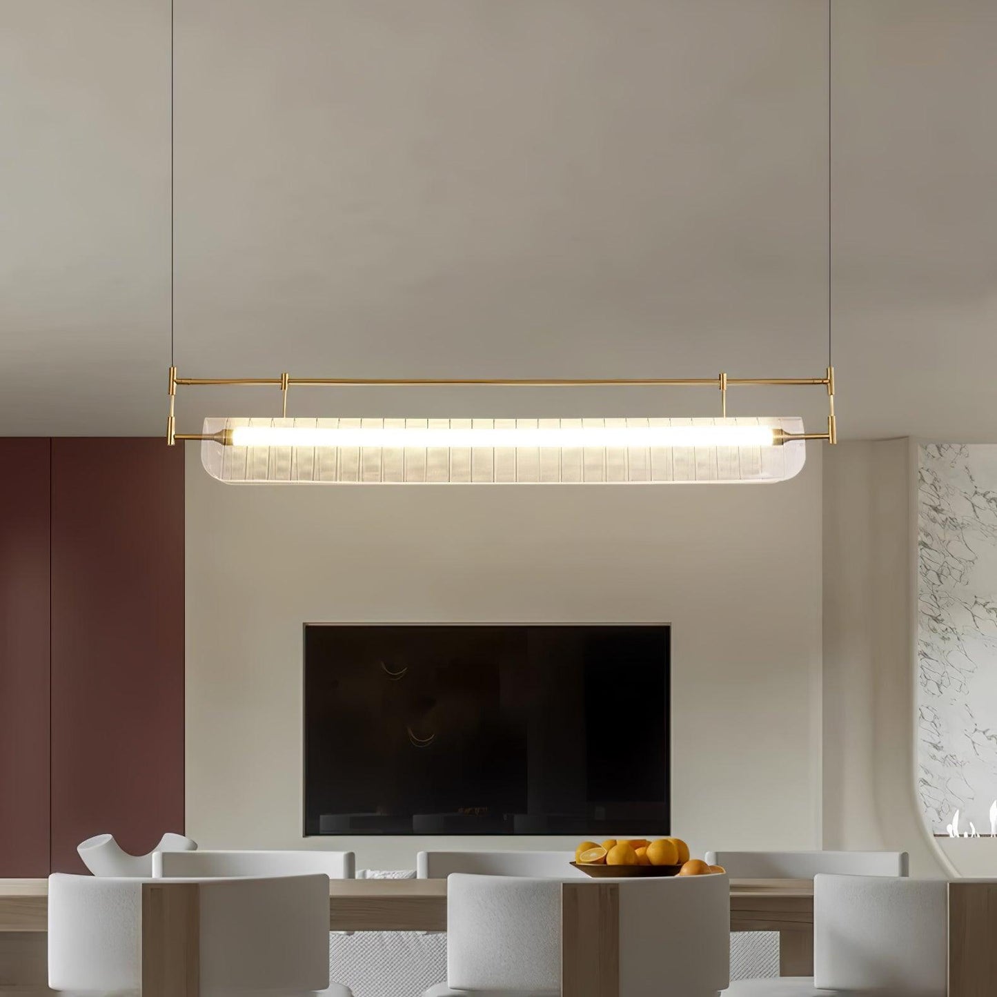Linear Strip Chandelier - YIOSI