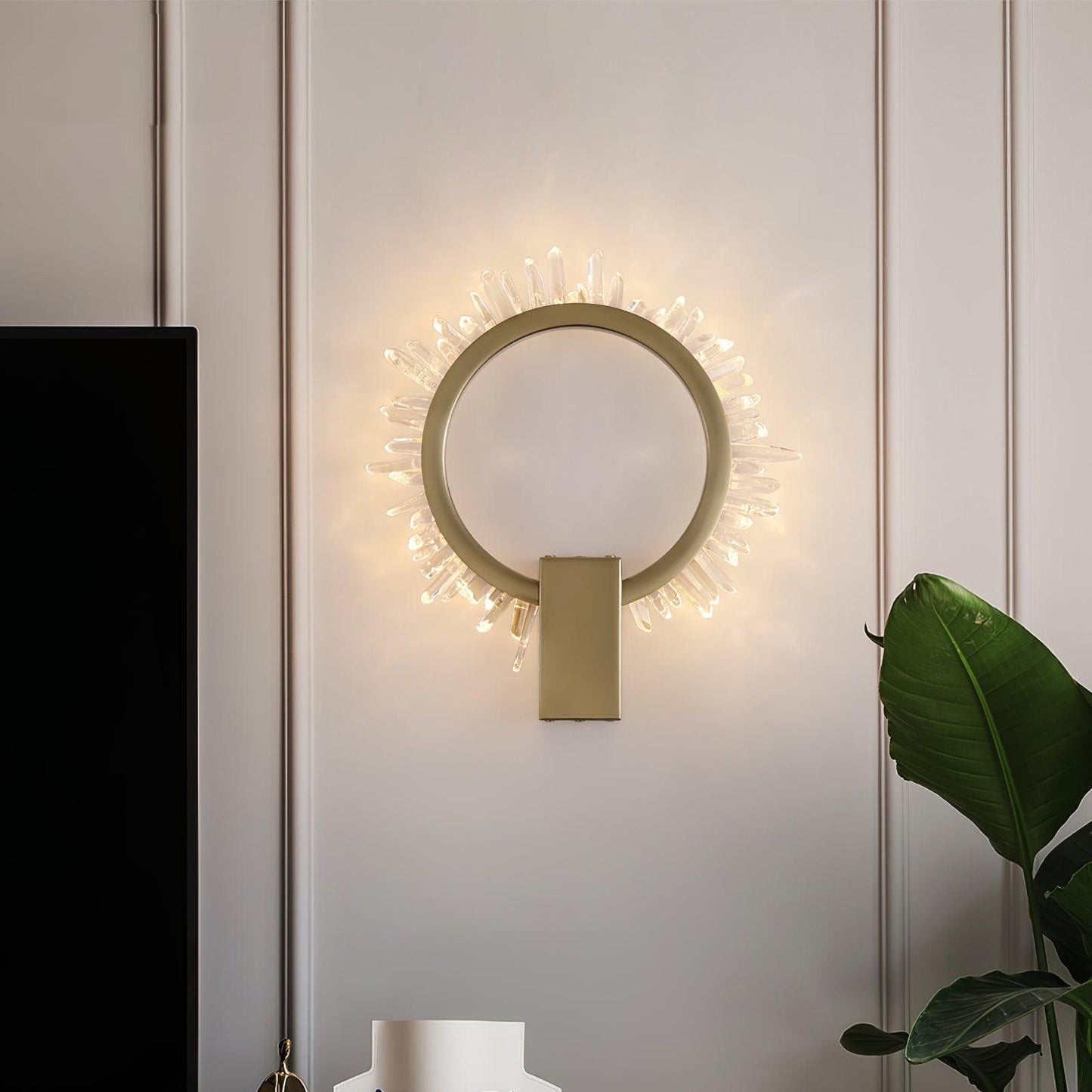 Natural Crystal Wall Lamp - YIOSI