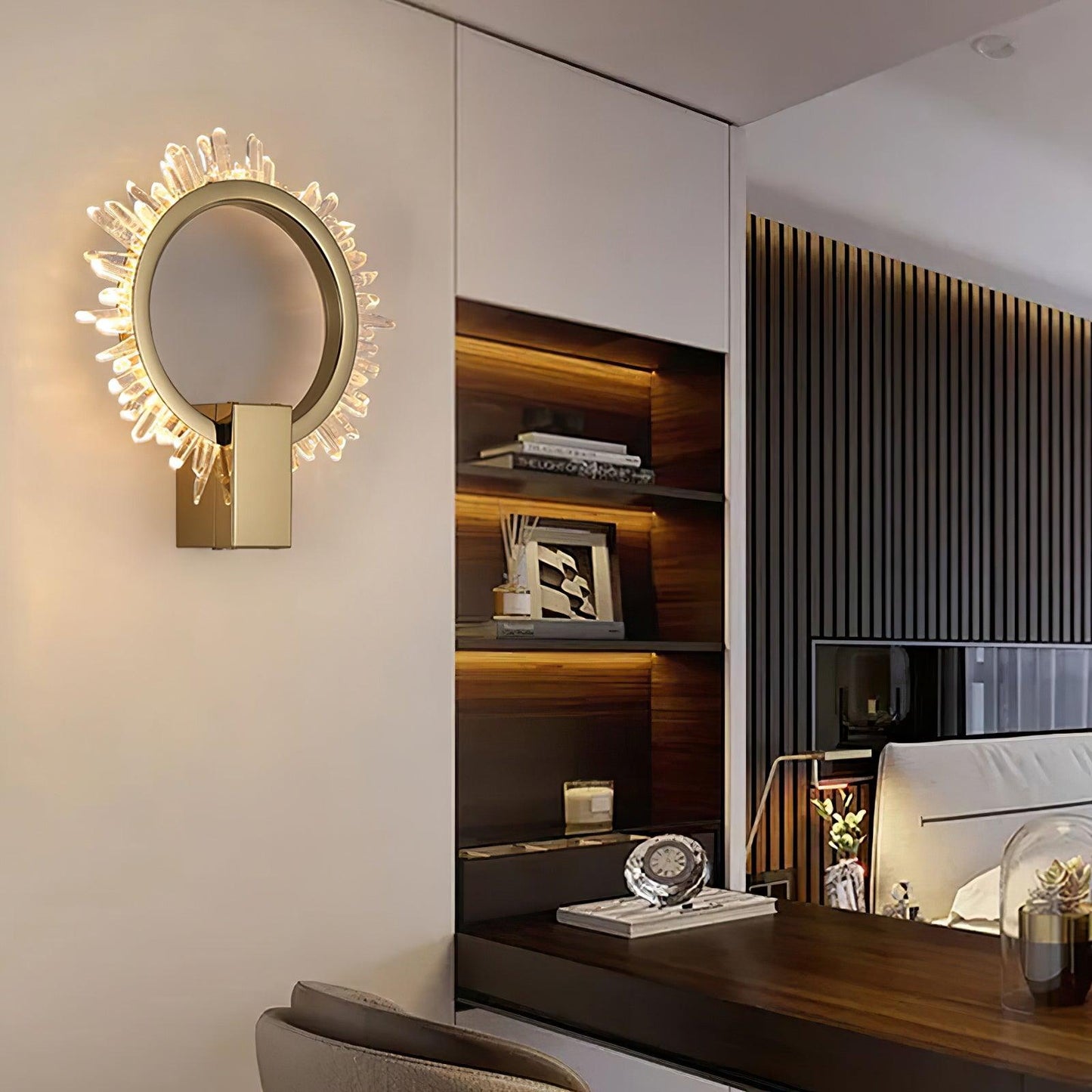 Natural Crystal Wall Lamp - YIOSI