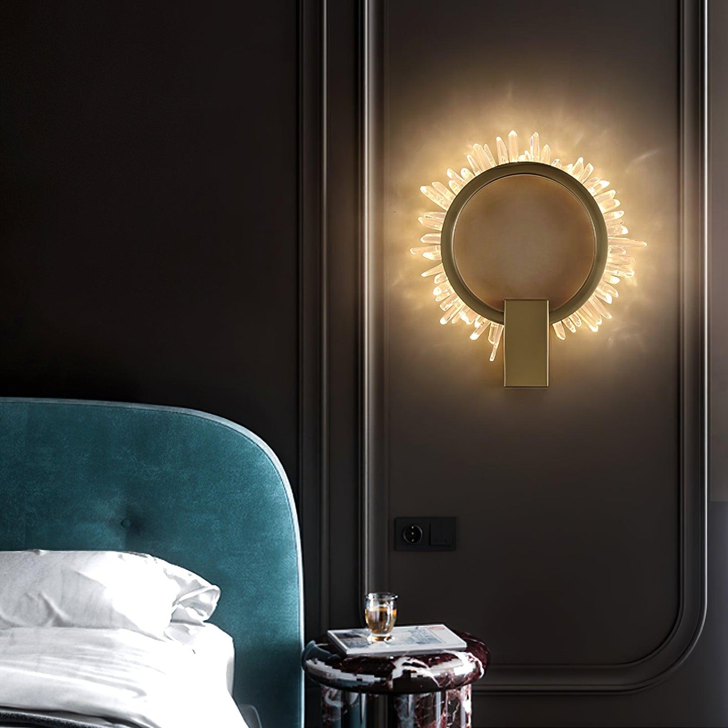 Natural Crystal Wall Lamp - YIOSI