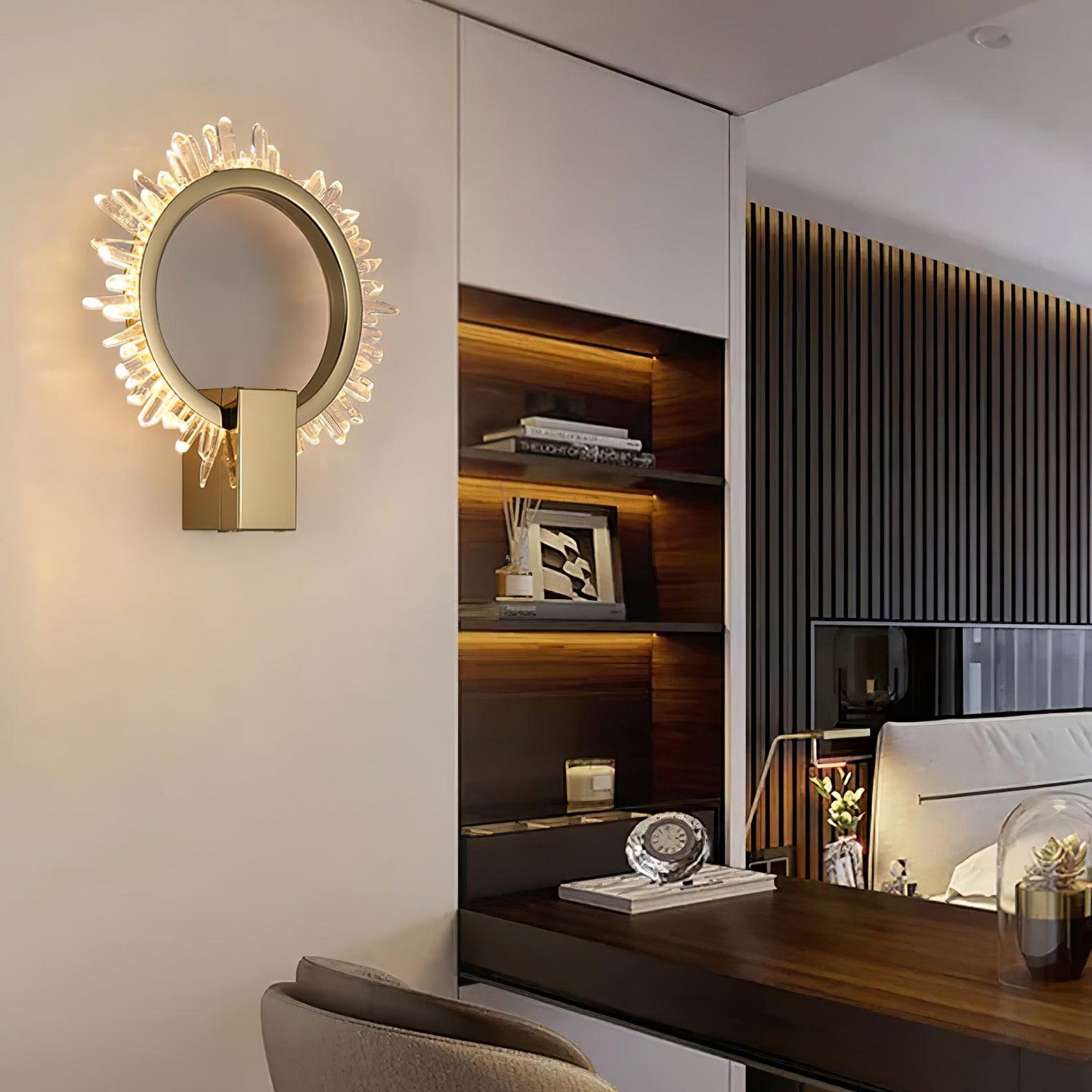 Natural Crystal Wall Lamp - YIOSI