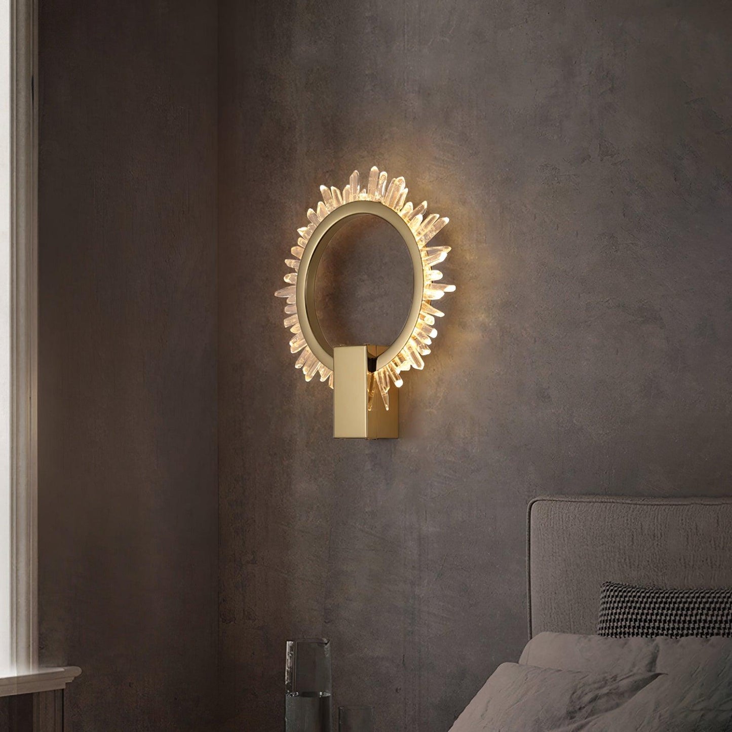 Natural Crystal Wall Lamp - YIOSI