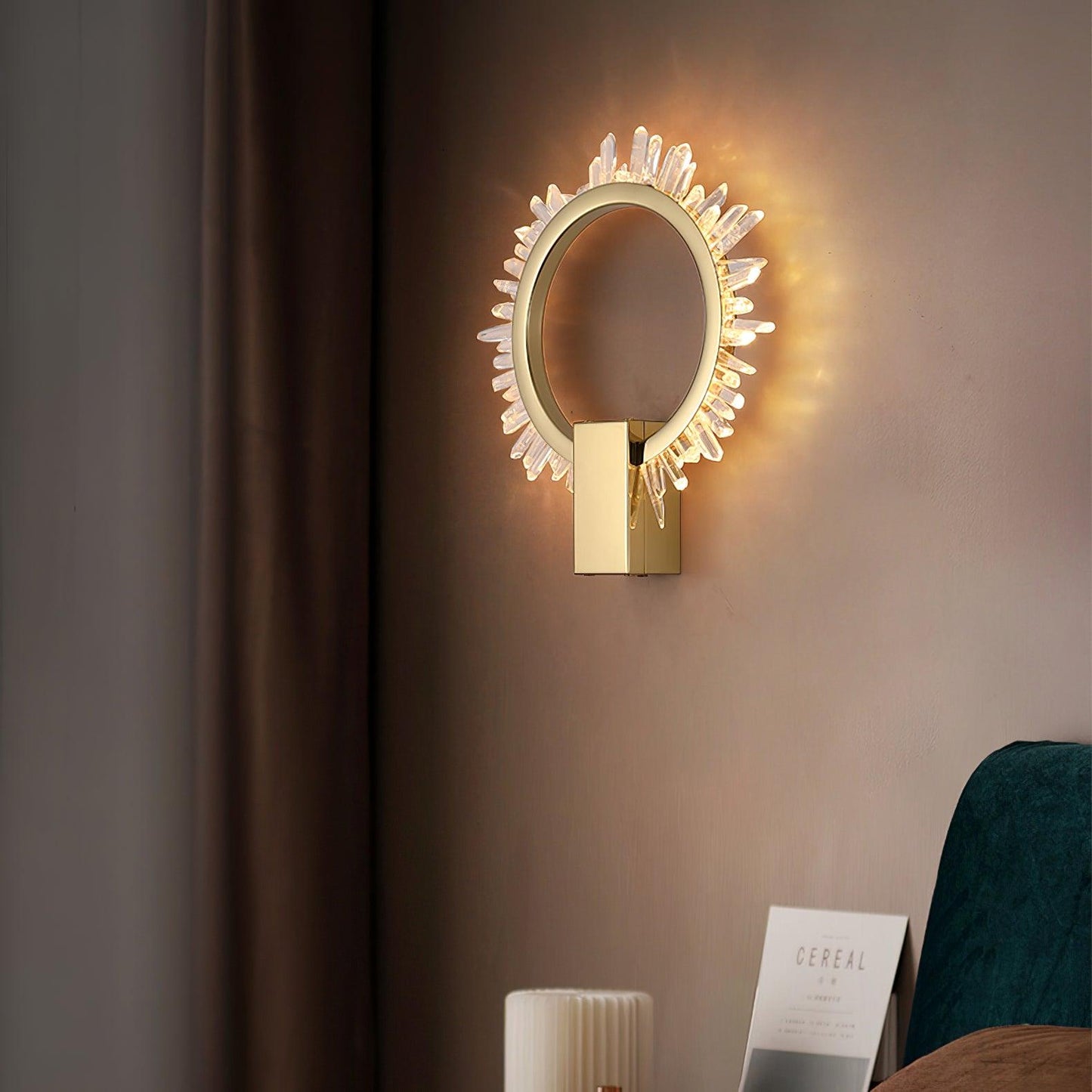 Natural Crystal Wall Lamp - YIOSI