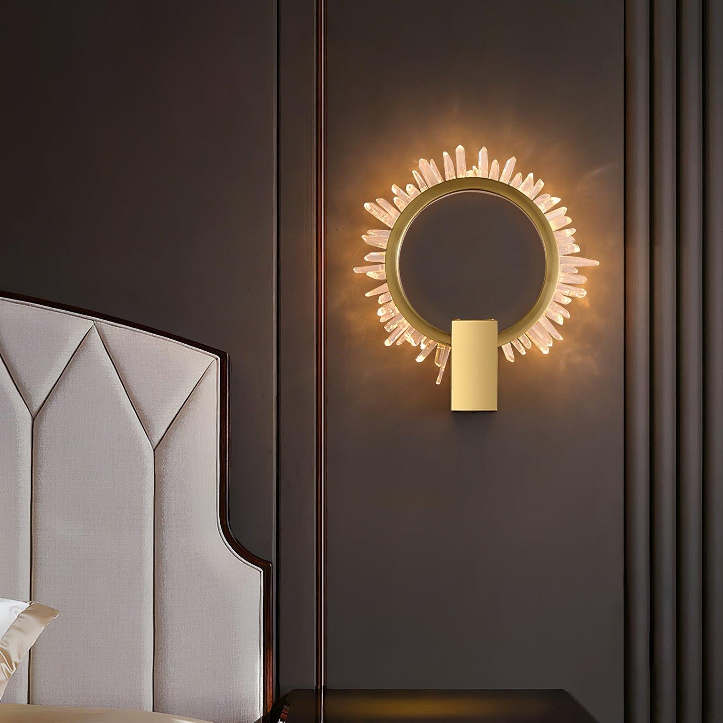 Natural Crystal Wall Lamp - YIOSI