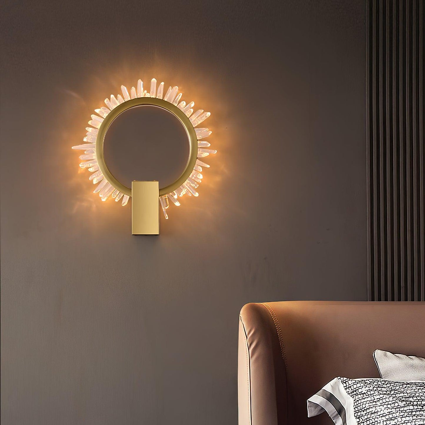 Natural Crystal Wall Lamp - YIOSI