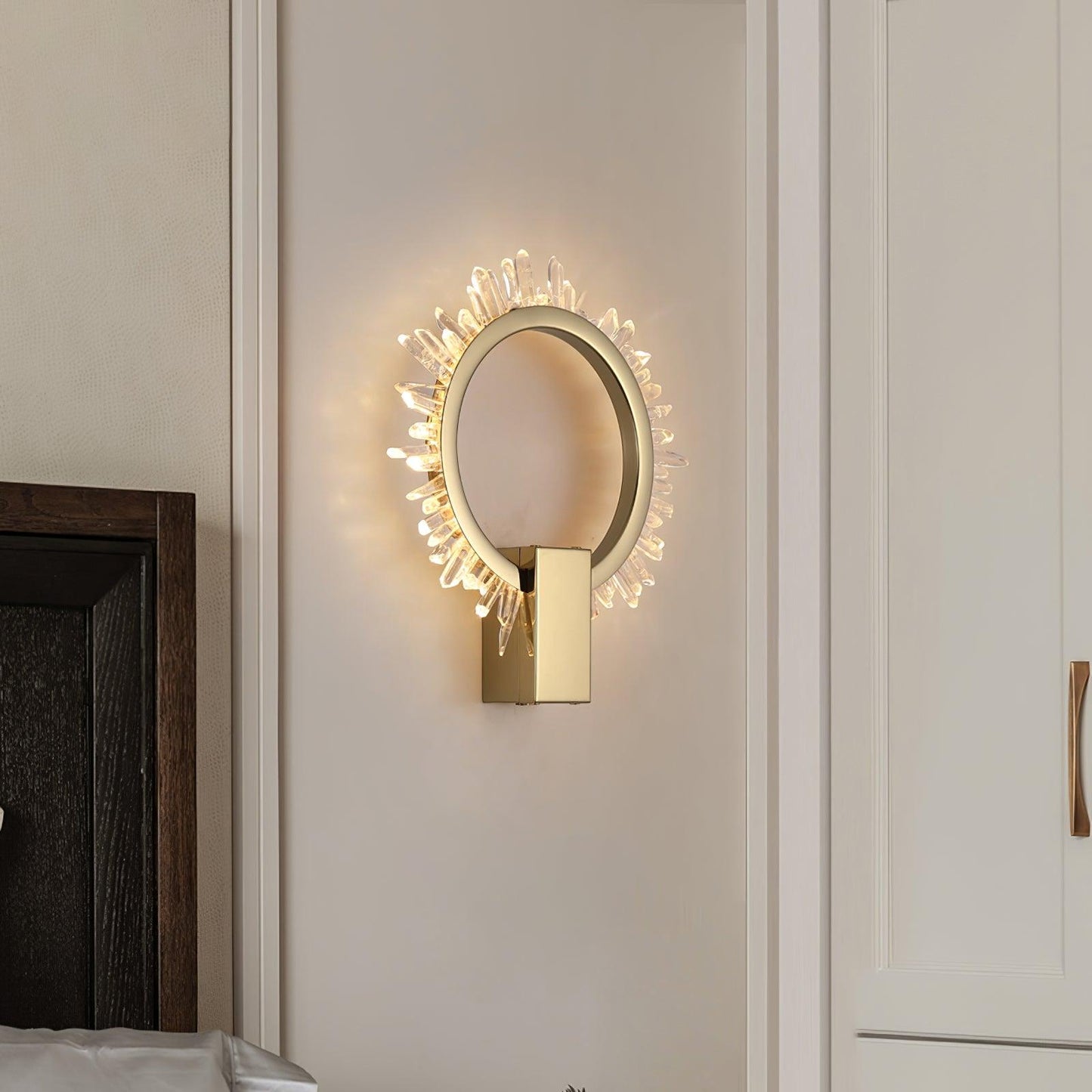 Natural Crystal Wall Lamp - YIOSI