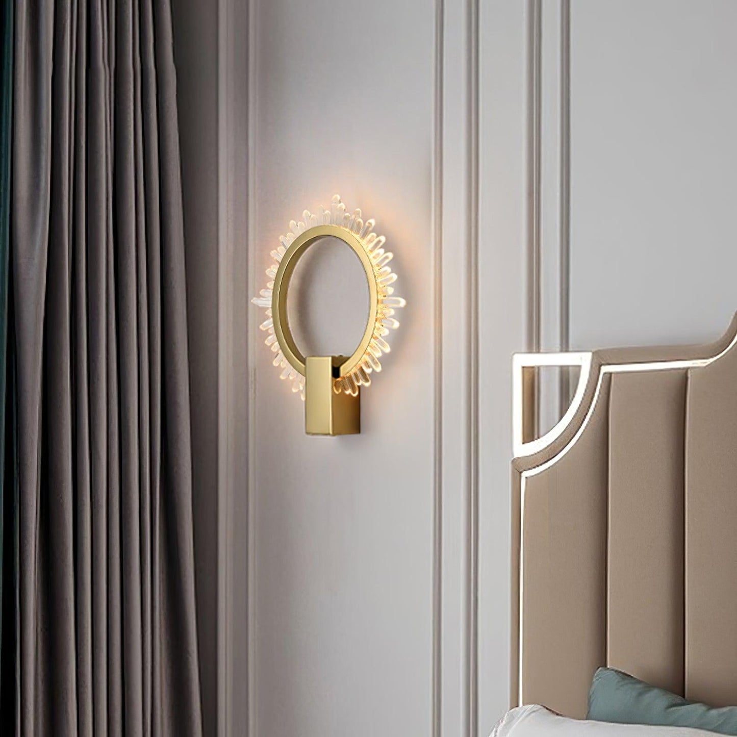 Natural Crystal Wall Lamp - YIOSI