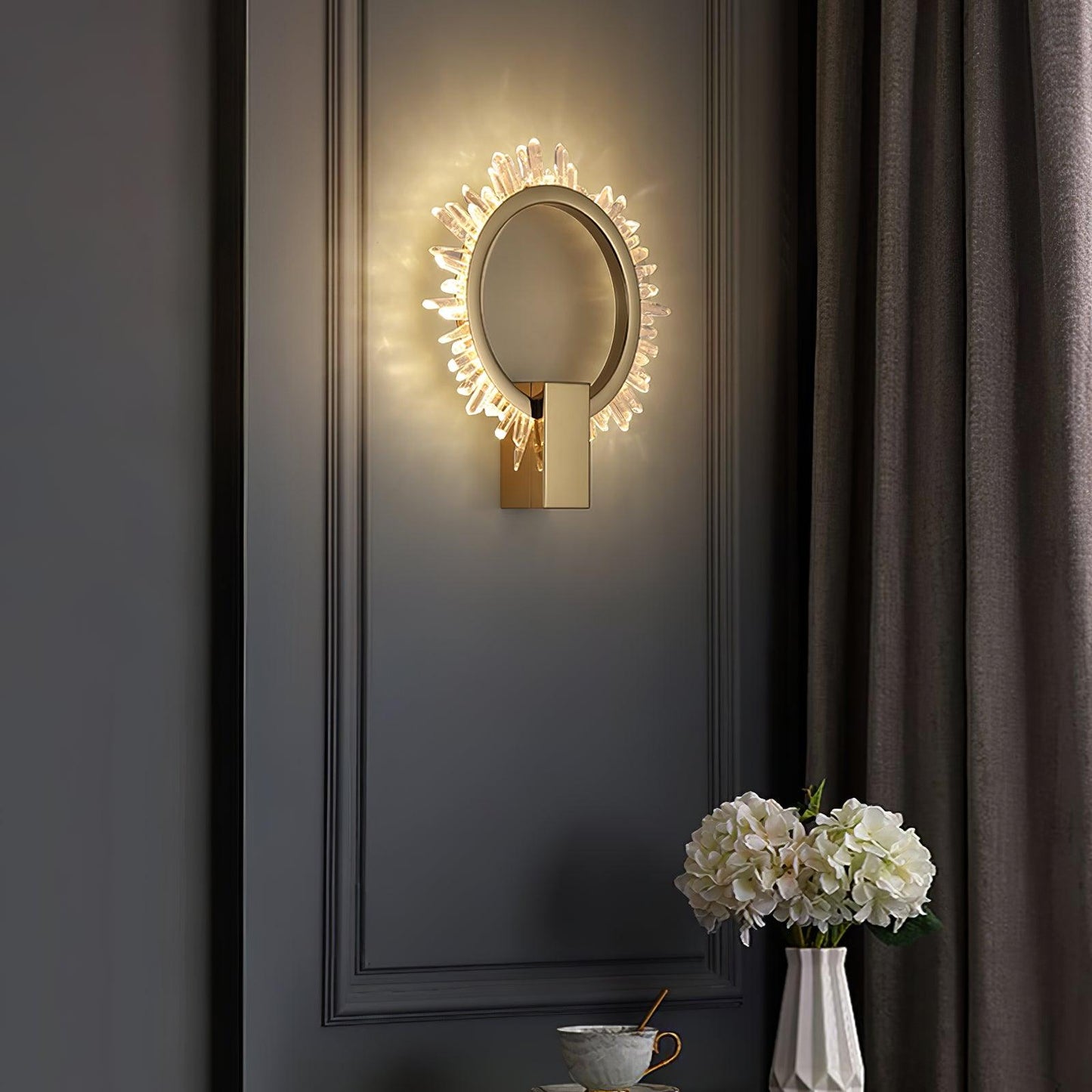 Natural Crystal Wall Lamp - YIOSI