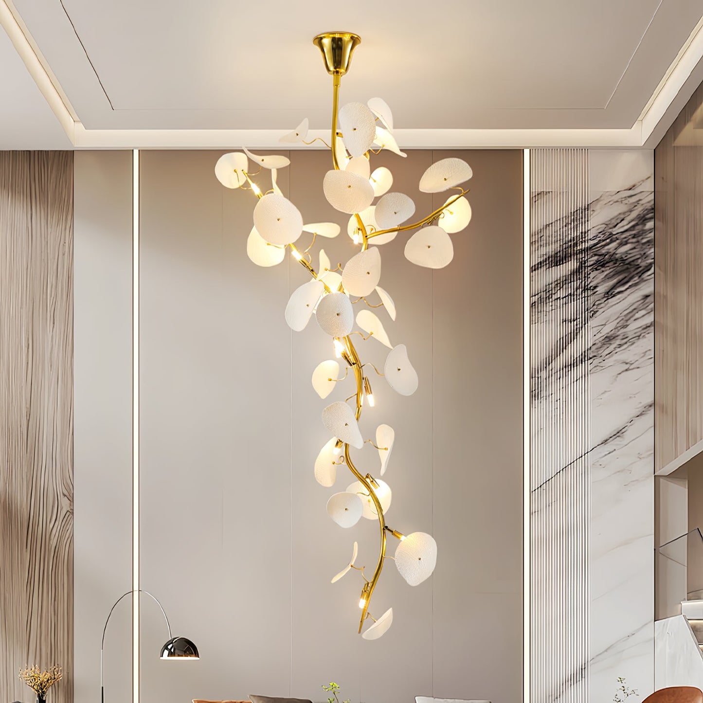 Nebula Petal Chandelier - YIOSI